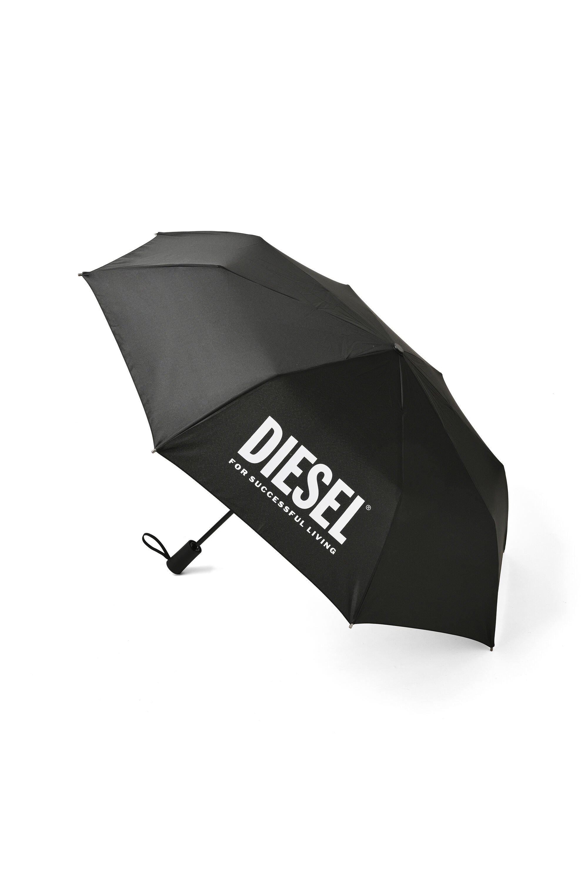 Diesel - FOLDING UMBRELLA(BLACK), Unisex's FOLDING UMBRELLA(BLACK) in ブラック - 1