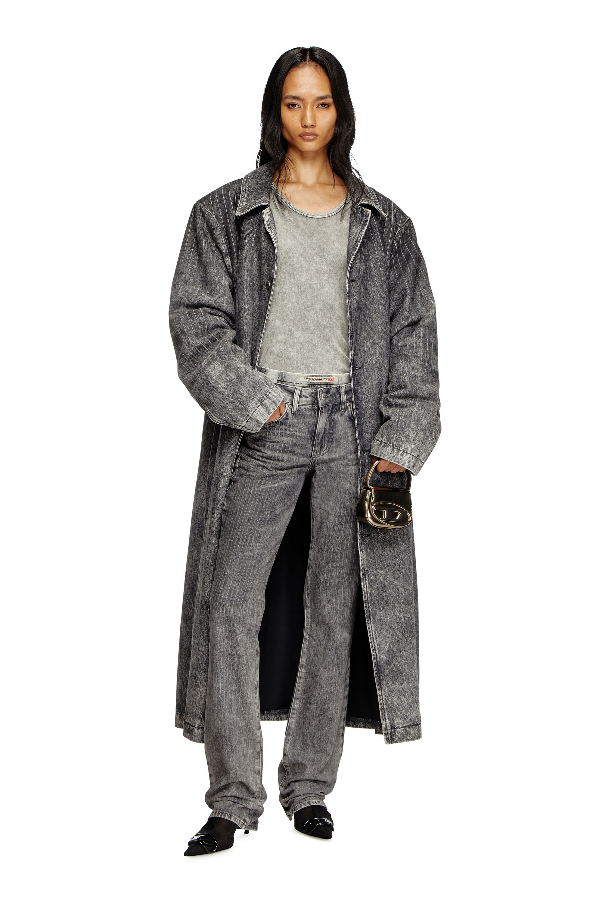 Diesel - Female's Bootcut Jeans D-Gianna 0ABDI, ライトグレー - 1