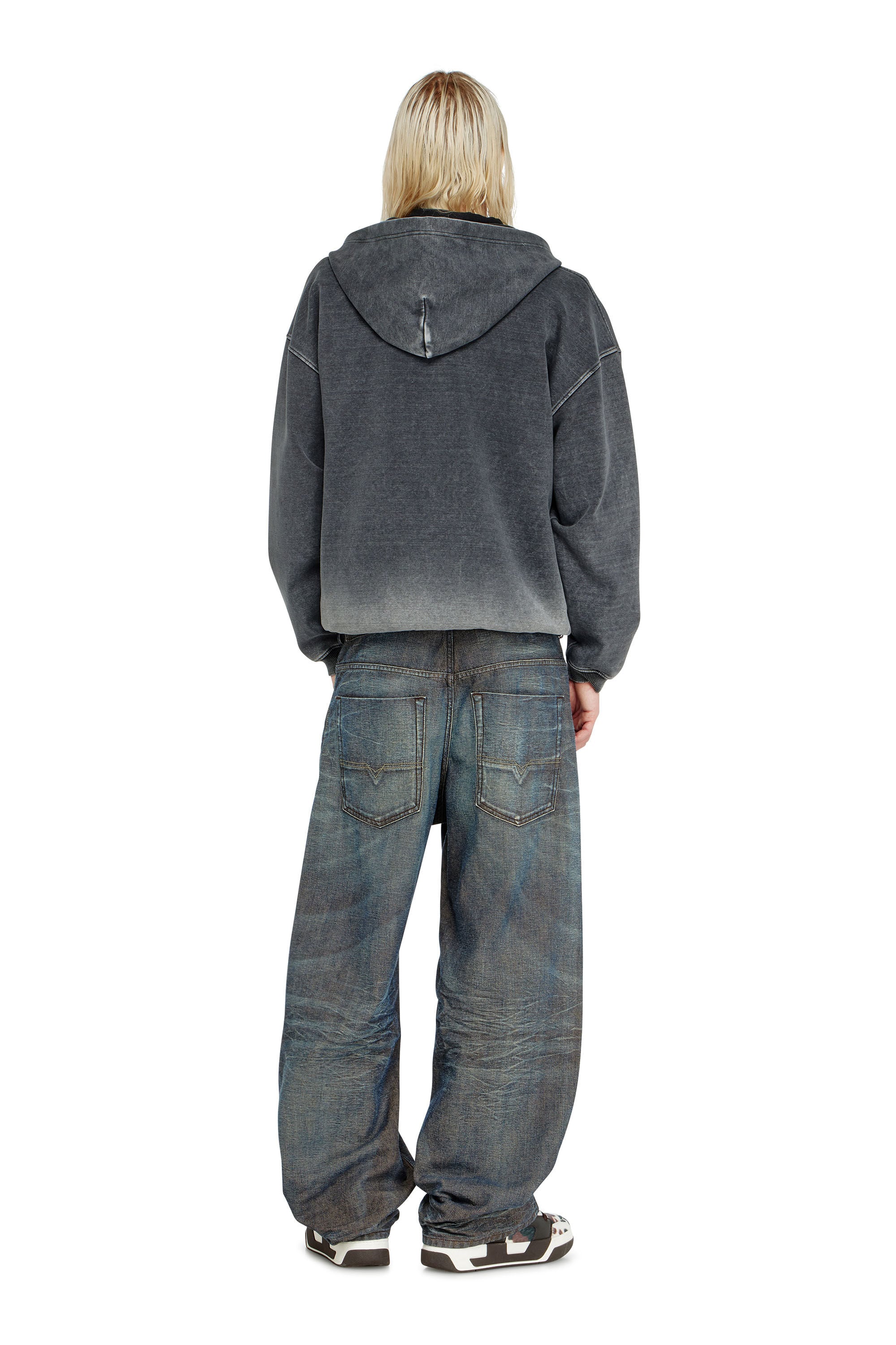 Diesel - Unisex's Relaxed Jeans 1997 D-Enim-M 007EM, ダークブルー - 3