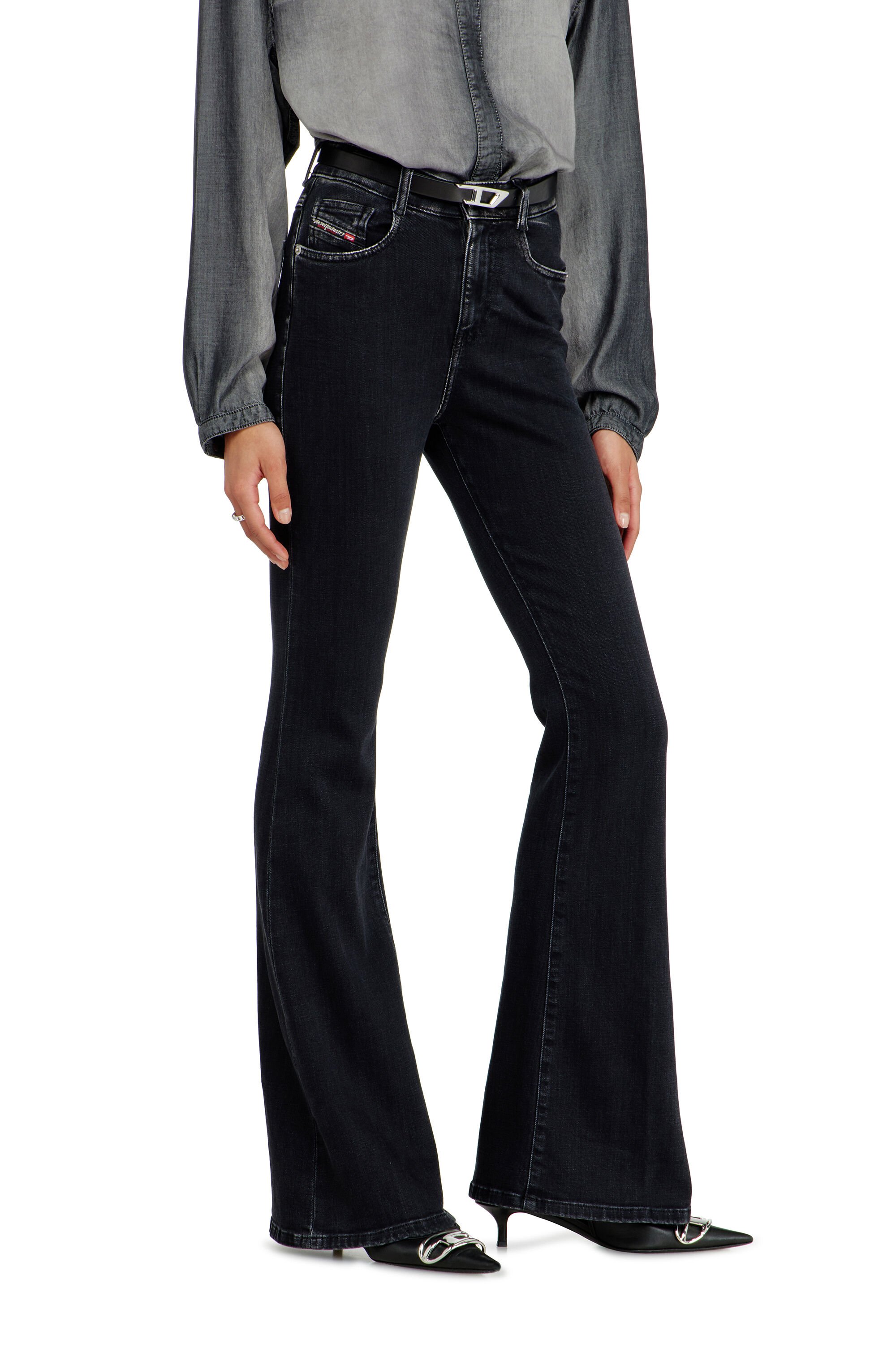 Diesel - Female's Bootcut Jeans 1973 D-Partt 09P75, ブラック/ダークグレー - 7