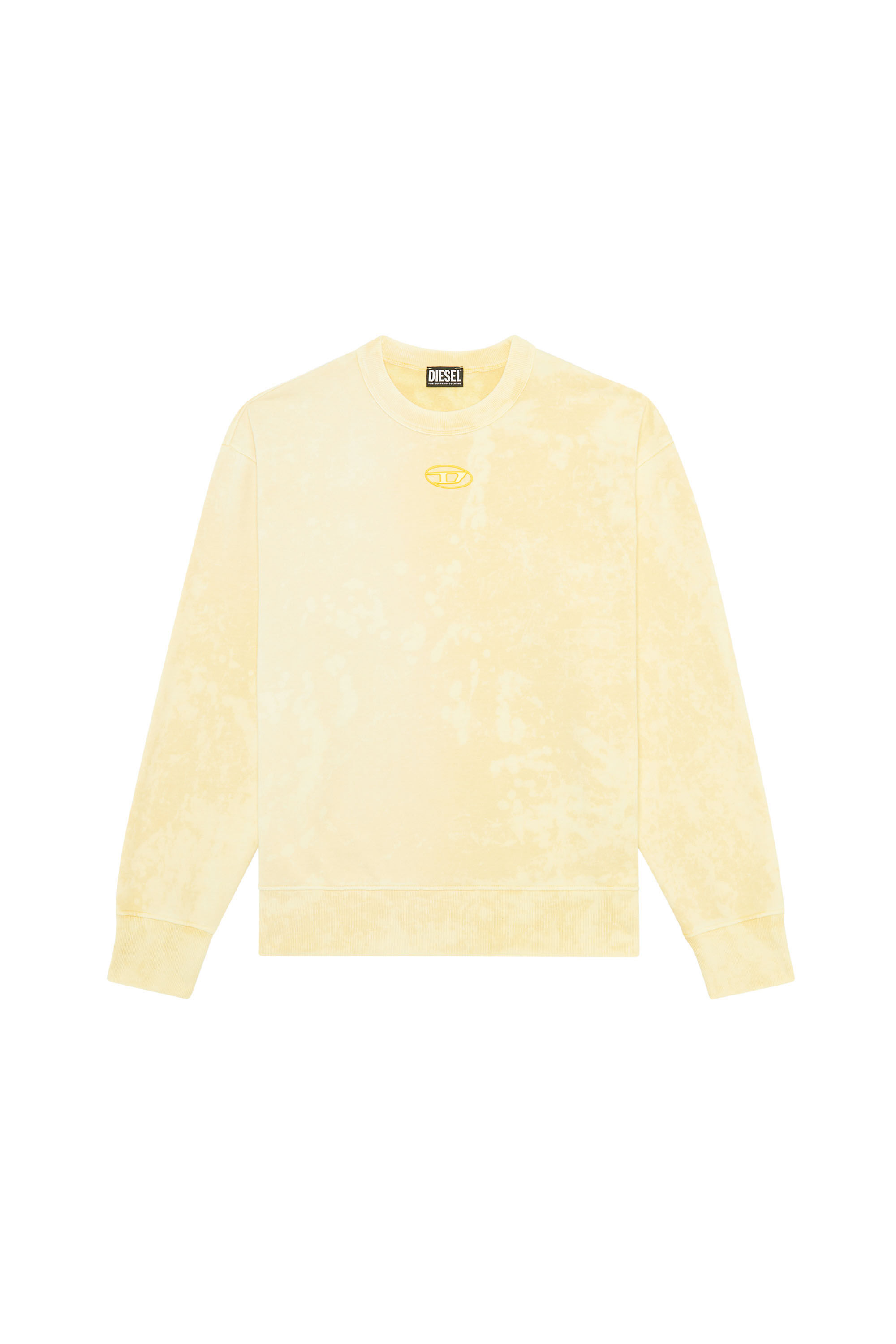Diesel - S-MACS-G1, Male's スウェット リラックスフィット in Yellow - 2