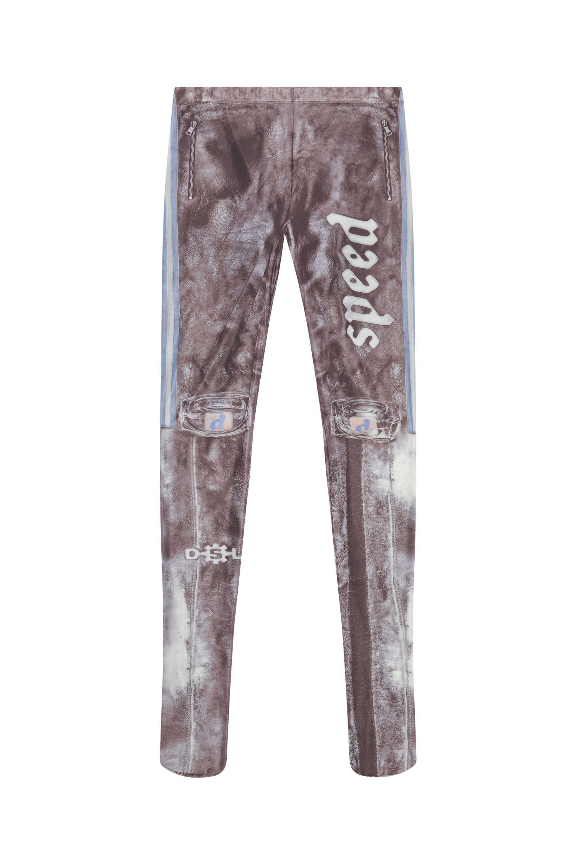 Diesel - P-KOLL-G4, Female's パンツ デジタルプリント ストッキング in ブラック - 2