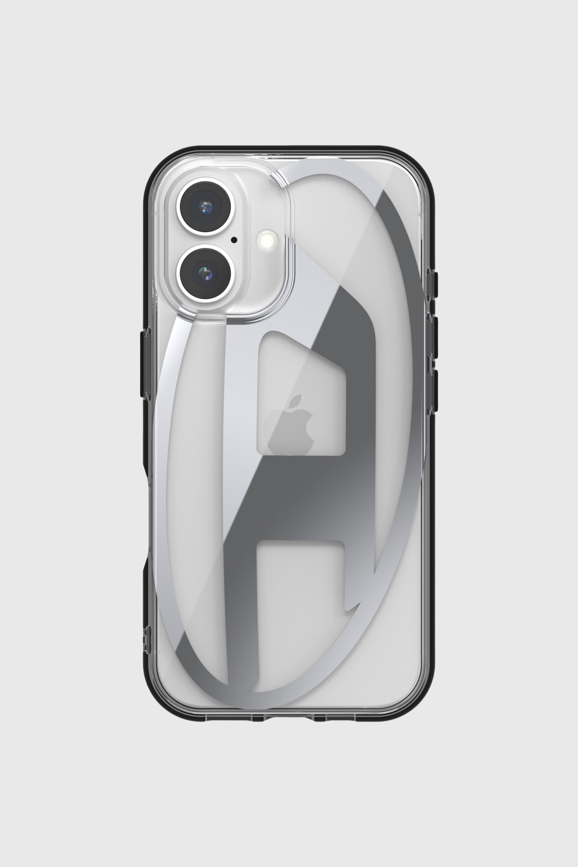 Diesel - 60139 AOP CASE, Unisex's Oval D Mirror Case for iP 16 in シルバー - 2
