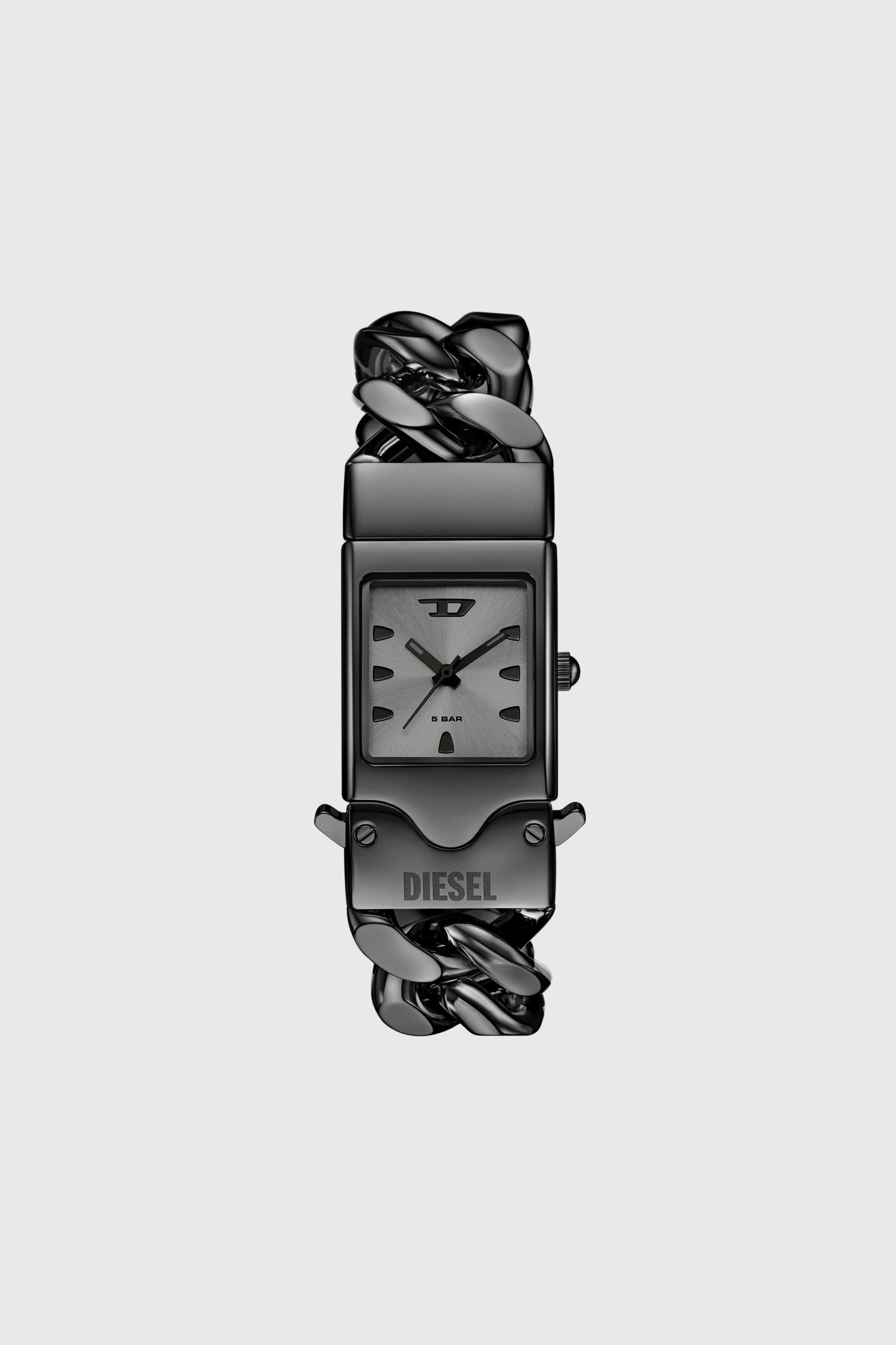 DZ2227 WATCH Closer in gunmetal stainless steel watch｜グレー