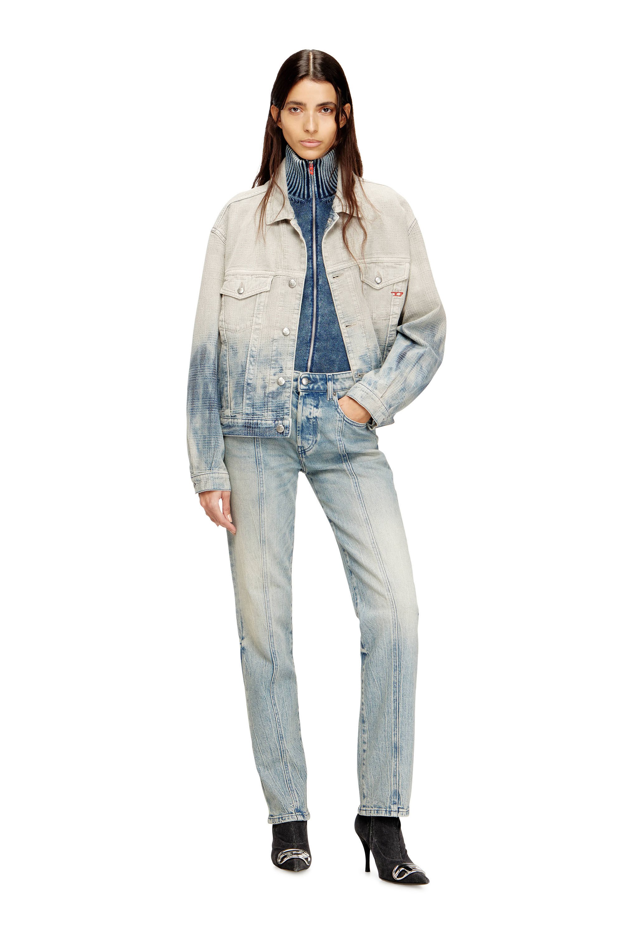 Diesel - Female's Regular Jeans 1989 D-Mine 09N55, ライトブルー - 1