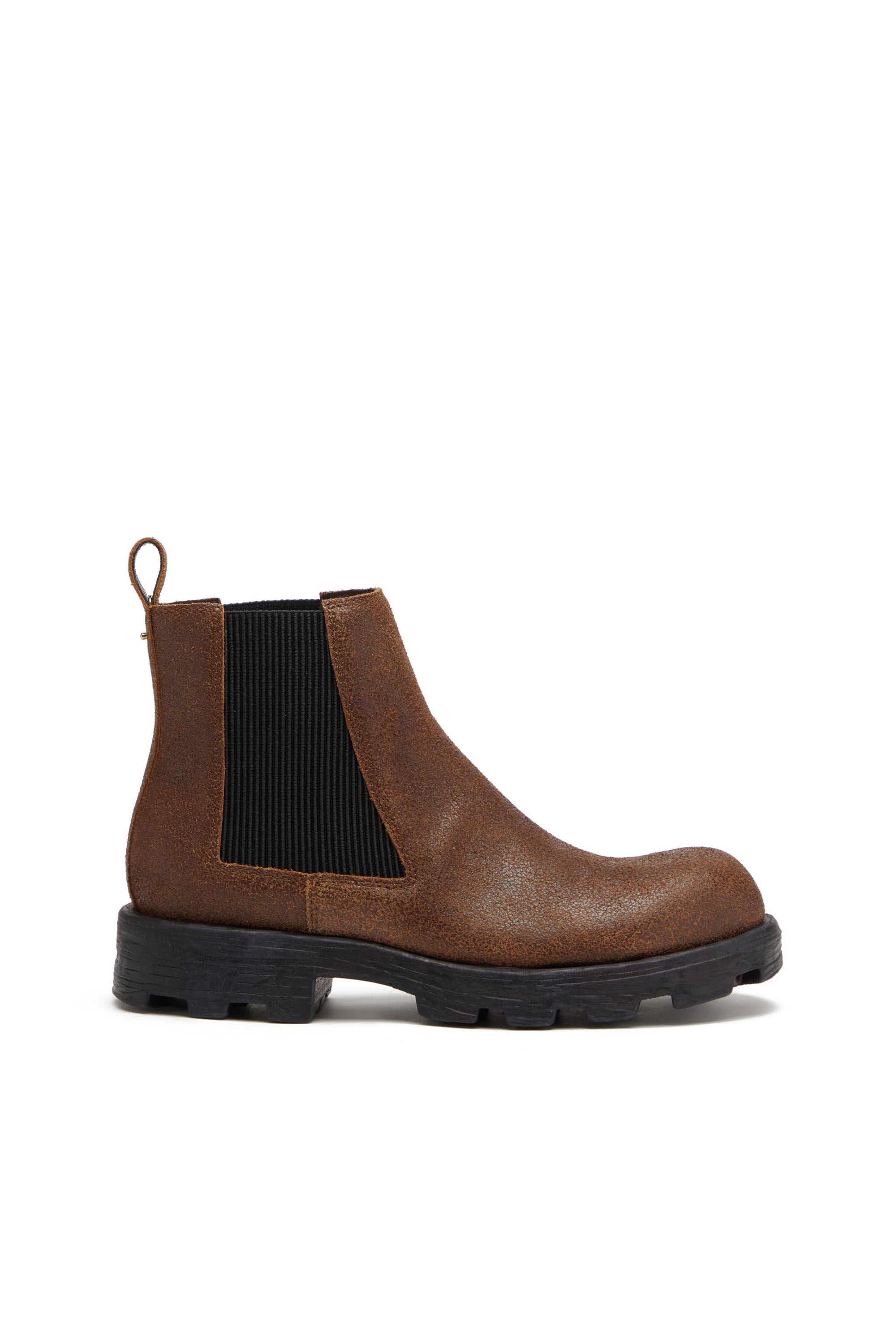 Diesel - D-HAMMER LCH, Male's カウレザー エラスティック チェルシーブーツ - D-Hammer LCH in Brown - 2