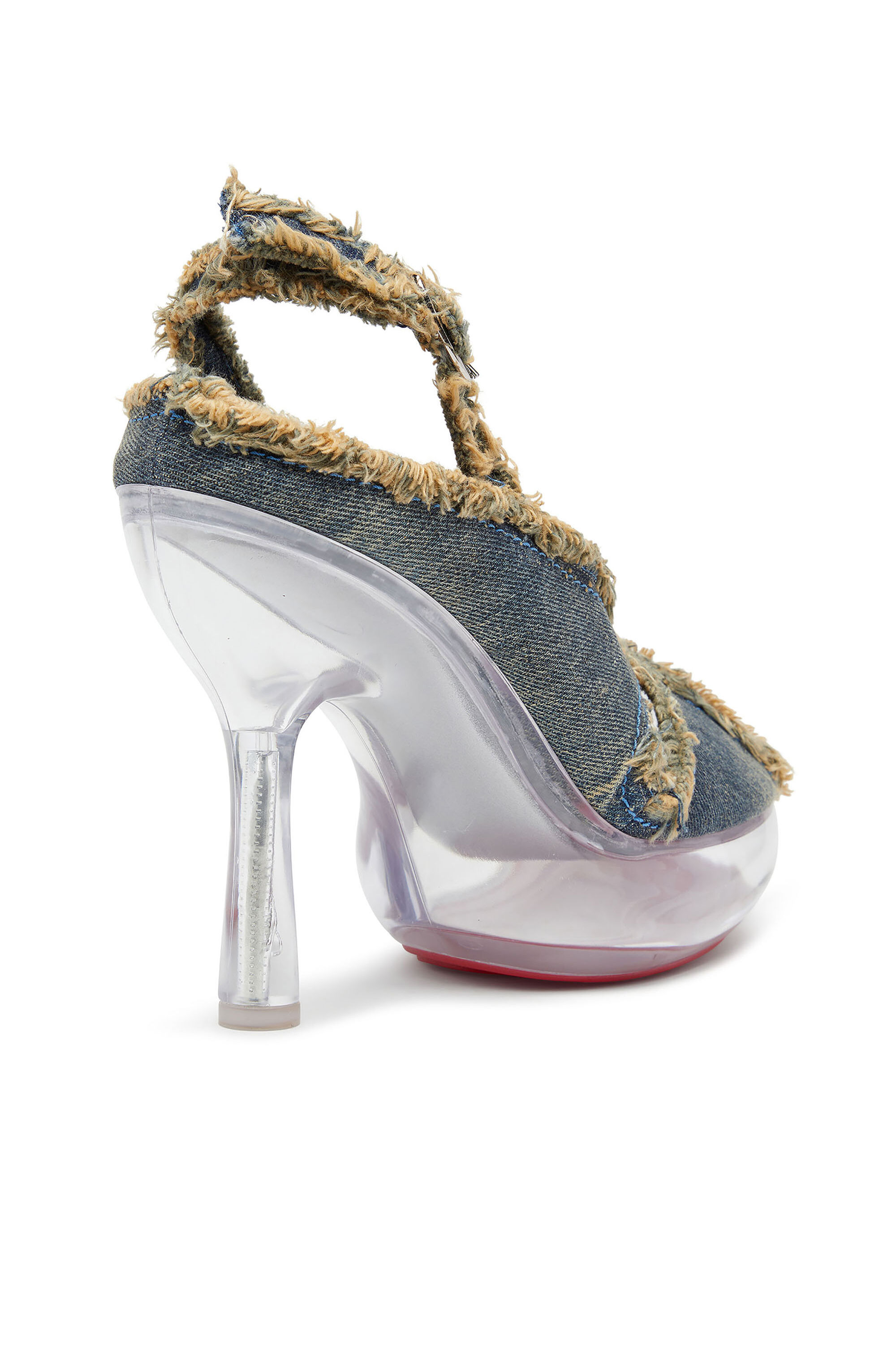 Diesel - D-LAKE PLATFORM SDL, Female's サンダル in ブルージーンズ - 7