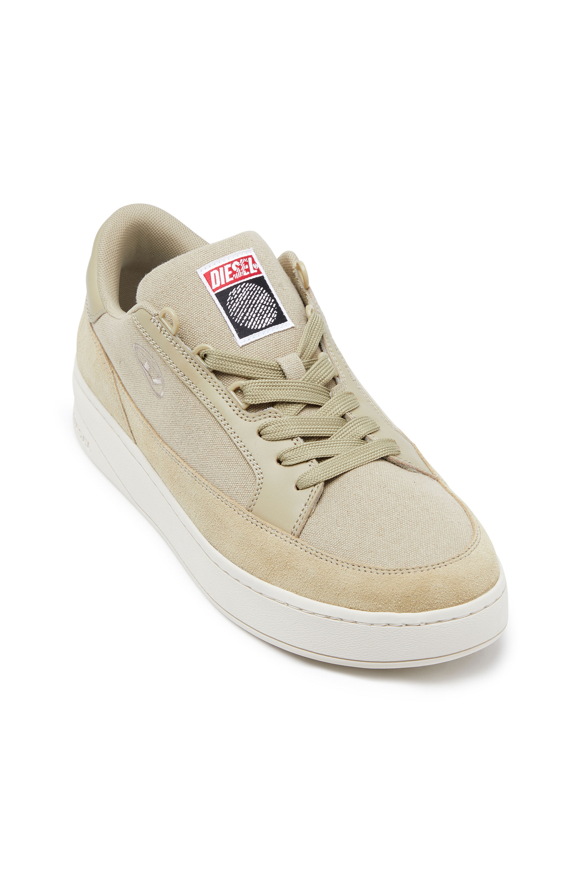 Diesel - S-SINNA LOW X, Male's キャンバス スウェード ローカットスニーカー - S-Sinna Low X in ベージュ - 6
