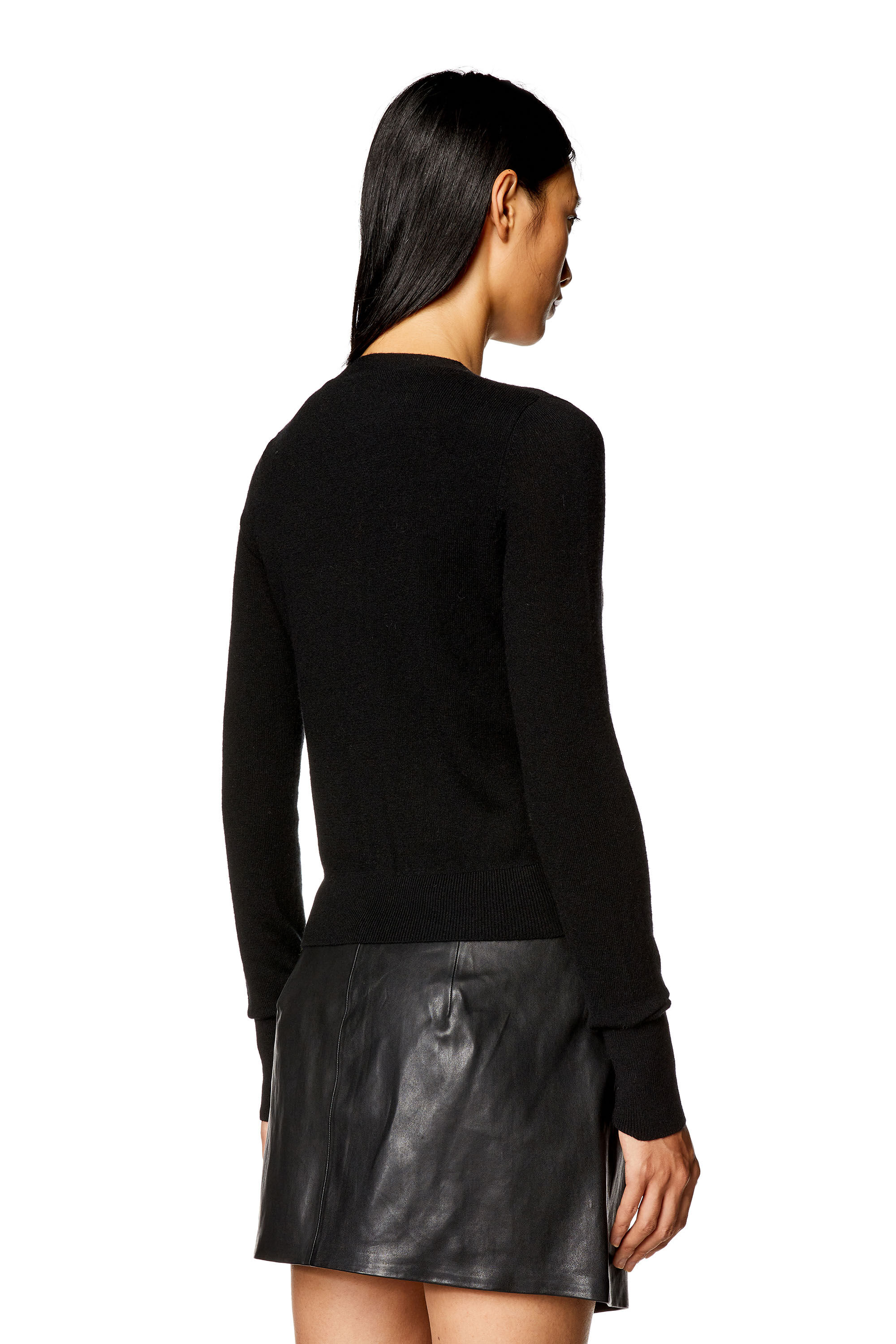 Diesel - M-ARTE, Female's ニット カーディガン in ブラック - 5