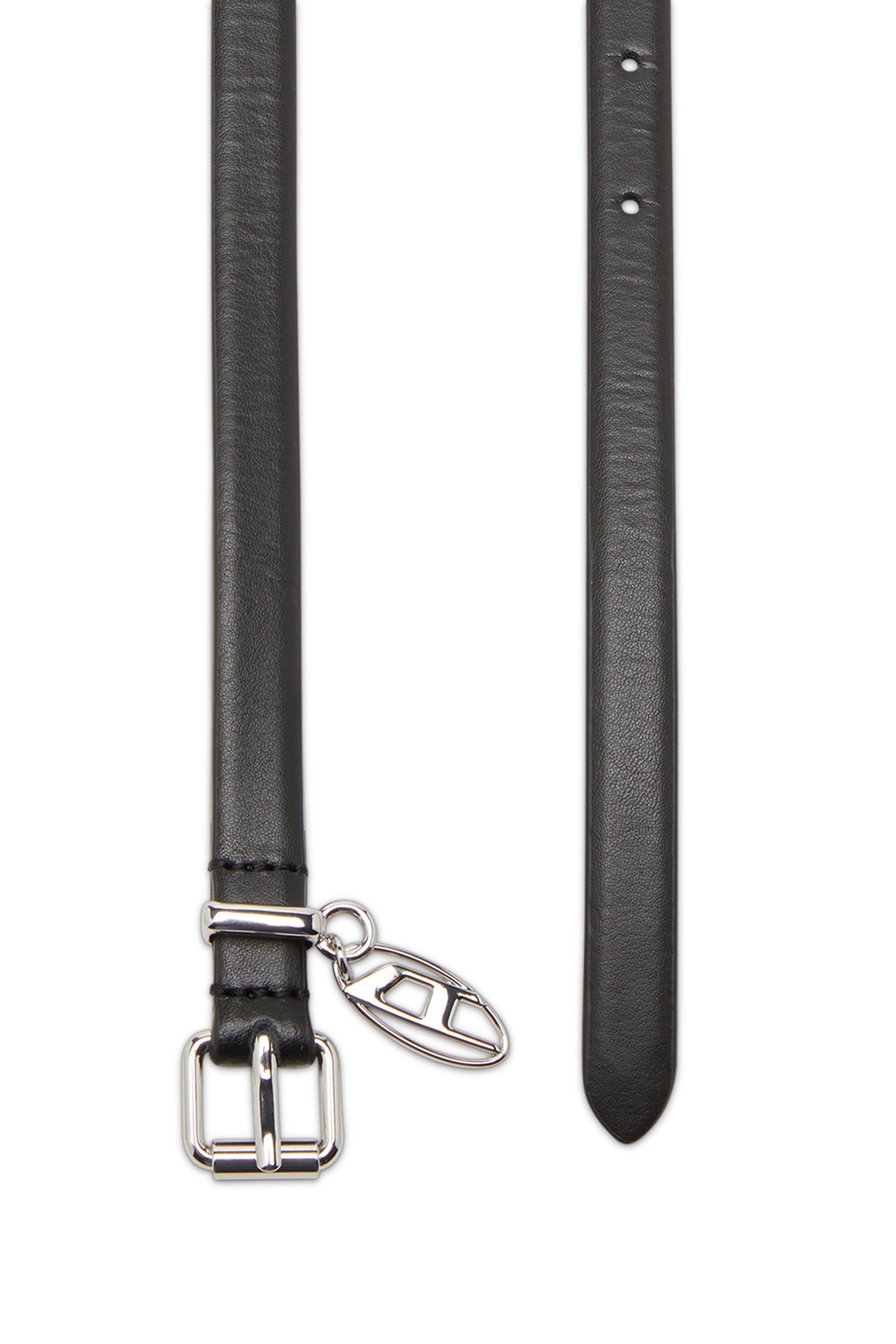 B-CHARM-OVAL D レザーベルト｜ブラック｜ウィメンズ｜DIESEL