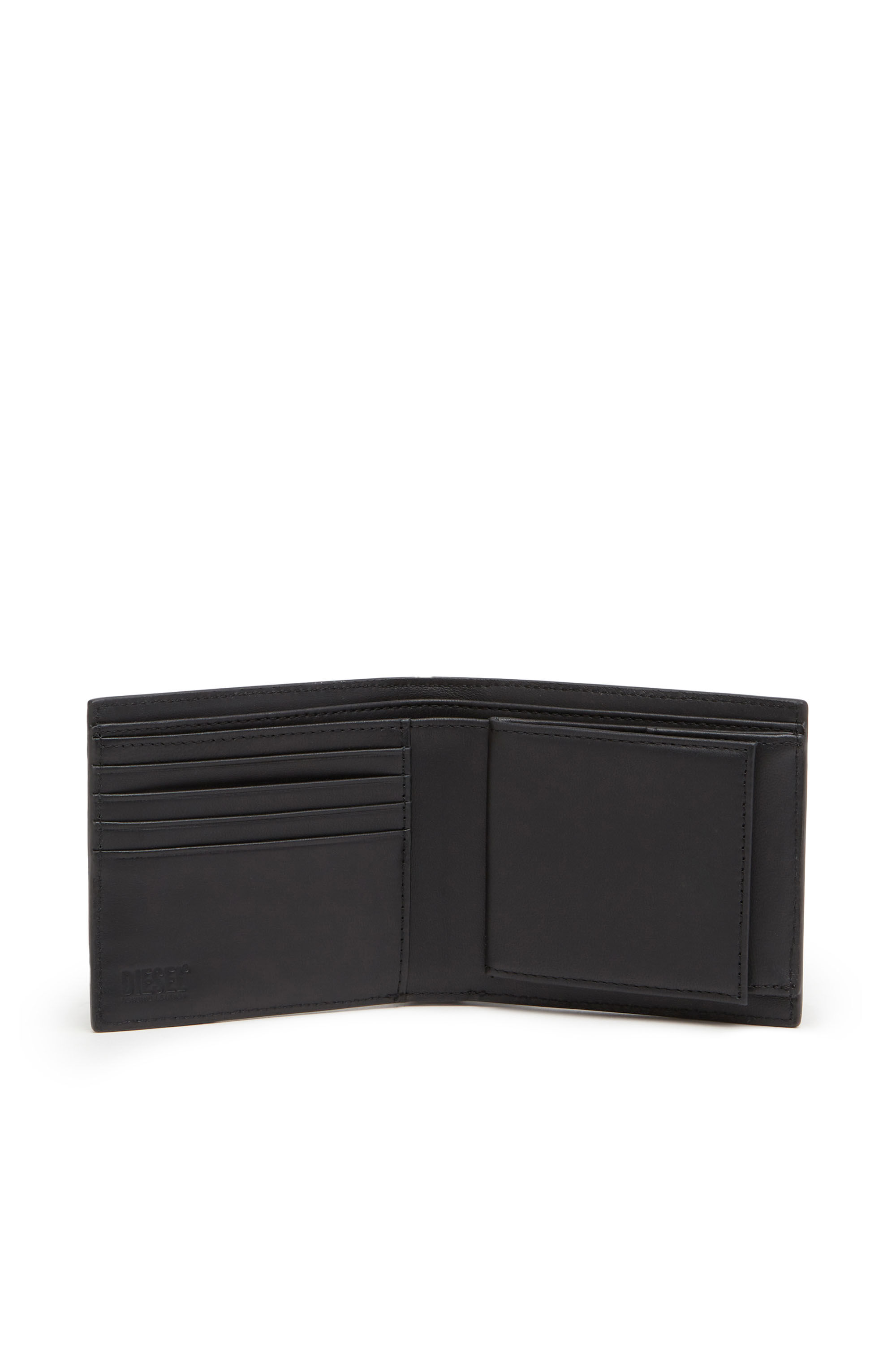 BI-FOLD COIN S 3D ユニセックスカウレザーモノグラム二つ折り 