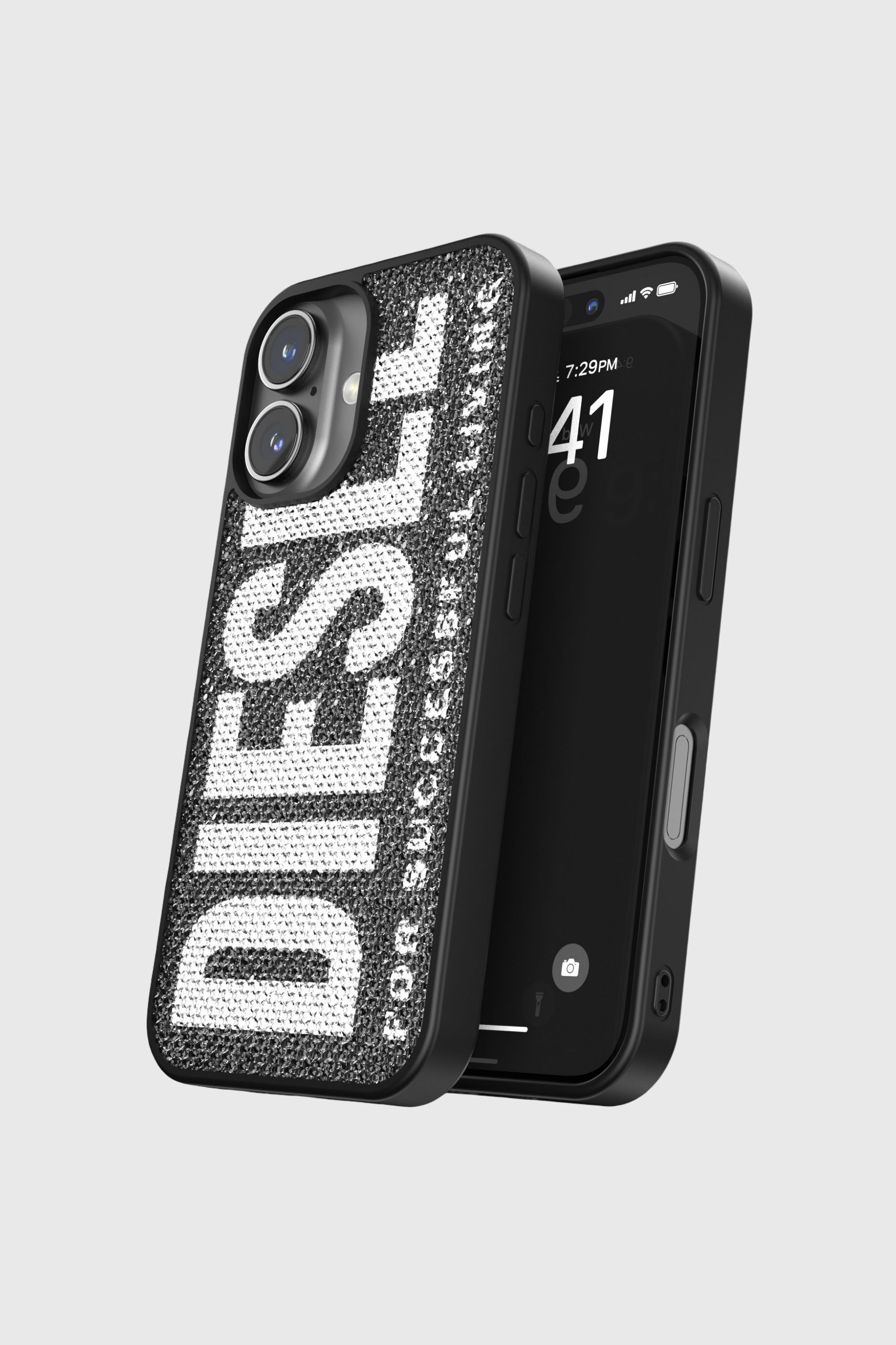 60183 MOULDED CASE Swarovski Crystal Case for iP 16｜ブラック
