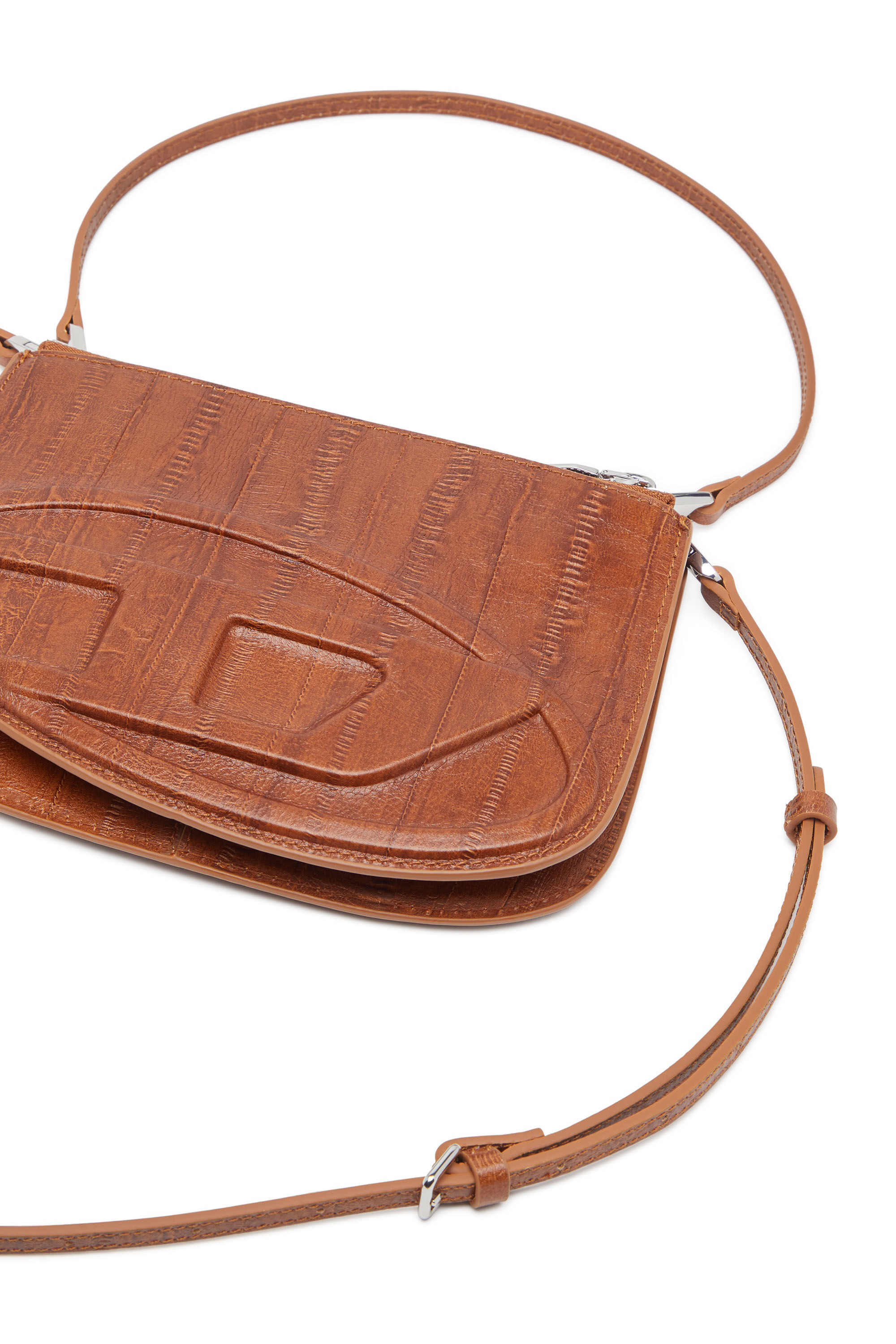 Diesel - 1DR TWIN, Female's 1DR Twin-Double-pouch shoulder bag in printed leather in null - 6