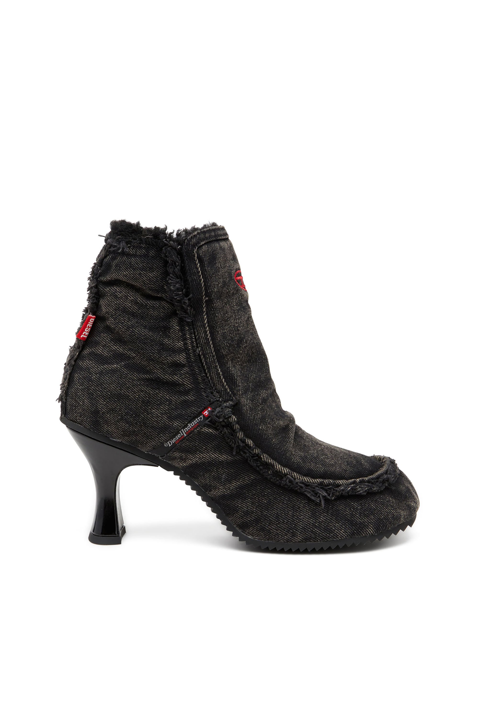 Diesel - D-WOODSTOCK HEEL AB, Female's アンクルブーツ in ブラック - 2