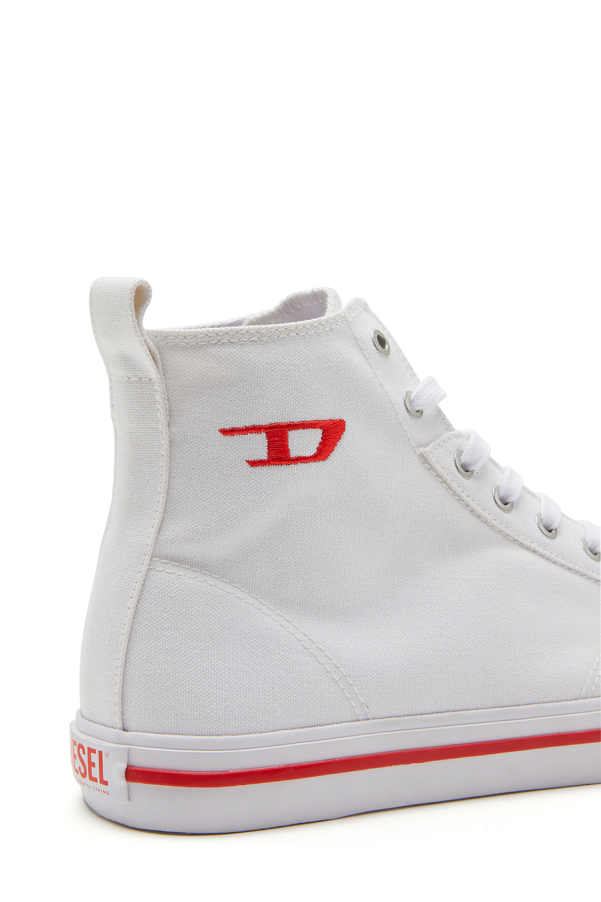 Diesel - S-ATHOS MID, Male's ハイカットスニーカー - S-Athos Mid in ホワイト/レッド/ブルー - 7