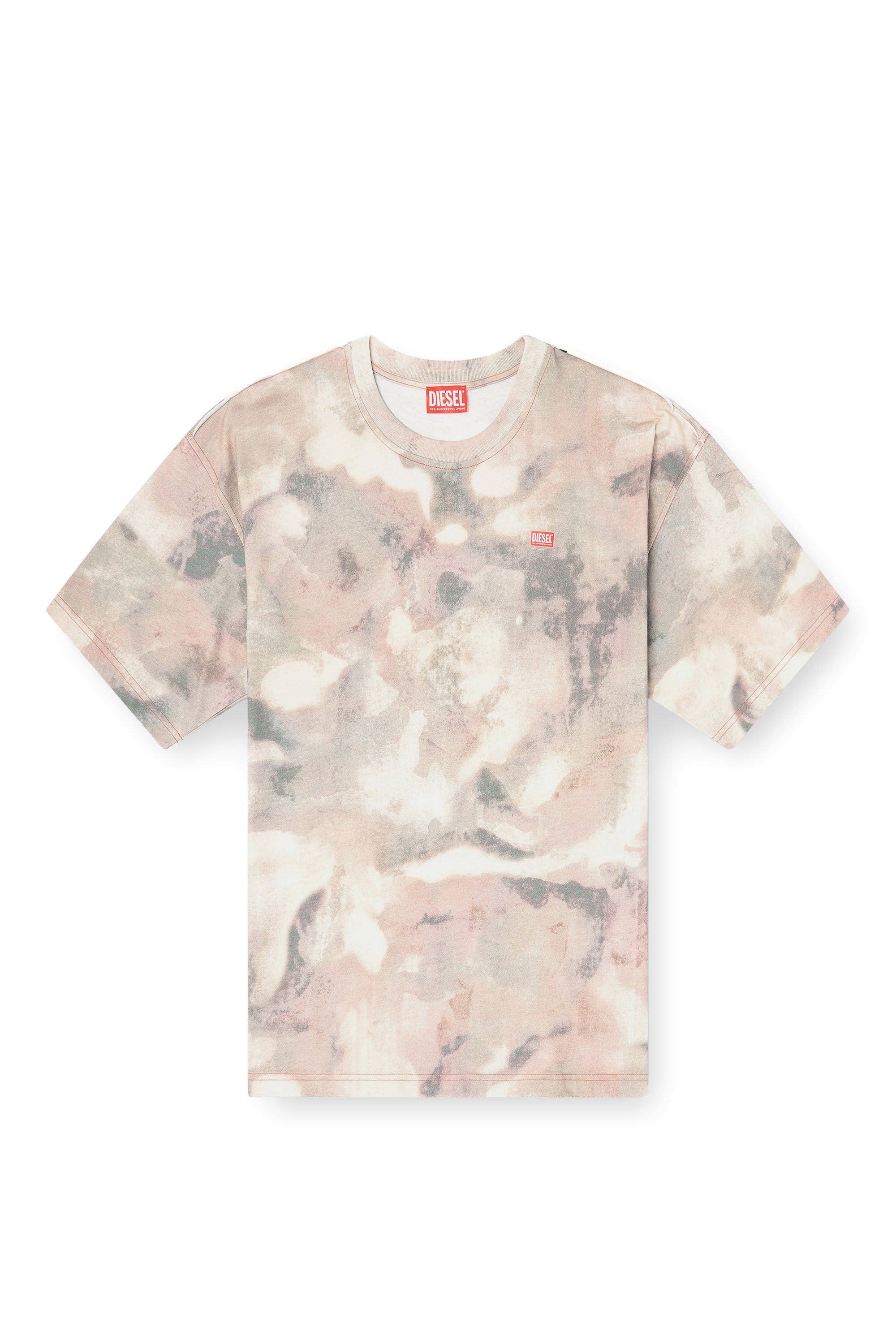 Diesel - T-BOXT-V7, Male's Heavy cotton T-shirt with camo print in null - 2