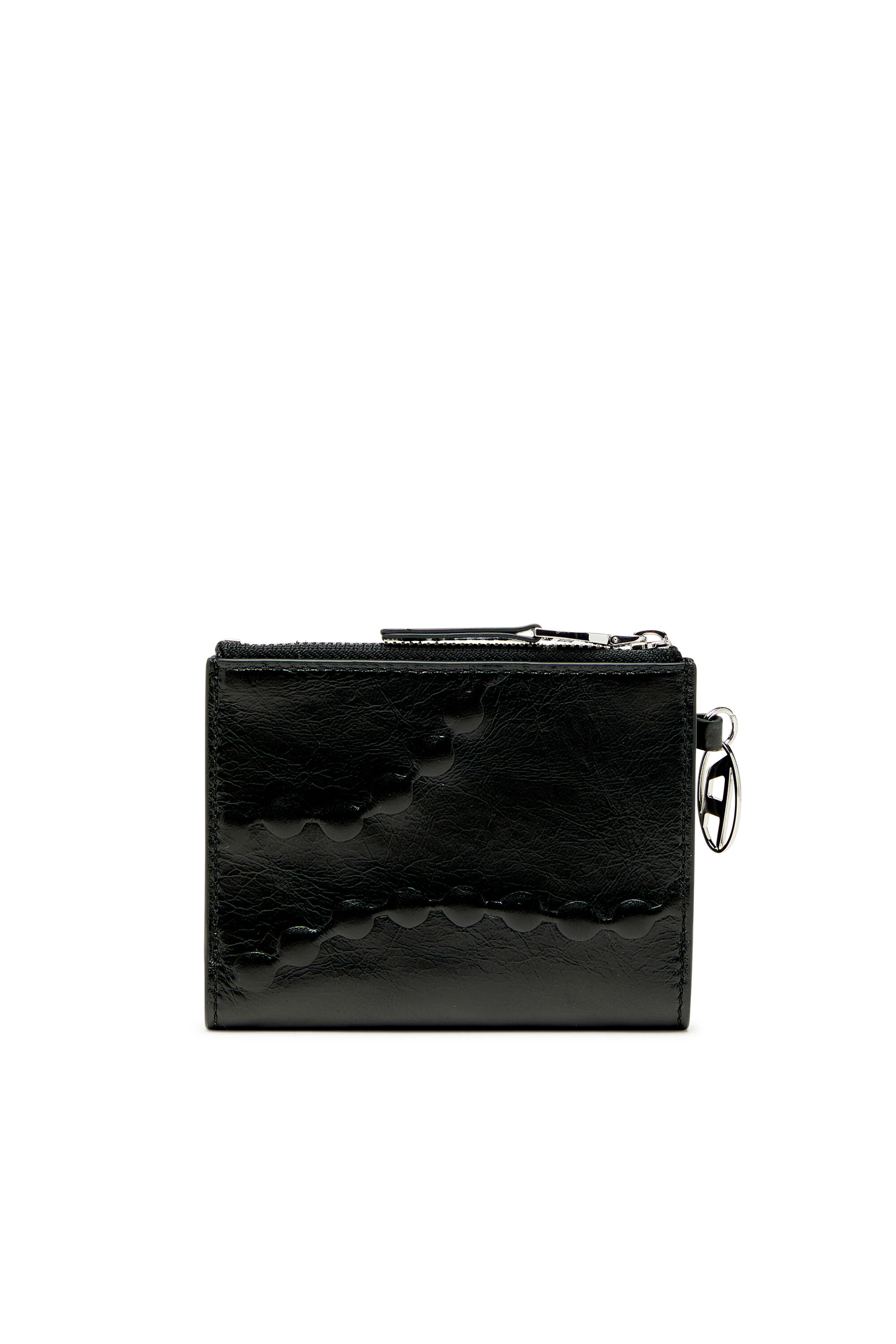 OVAL-D BI FOLD ZIP II 二つ折りウォレット｜ブラック｜ウィメンズ｜DIESEL