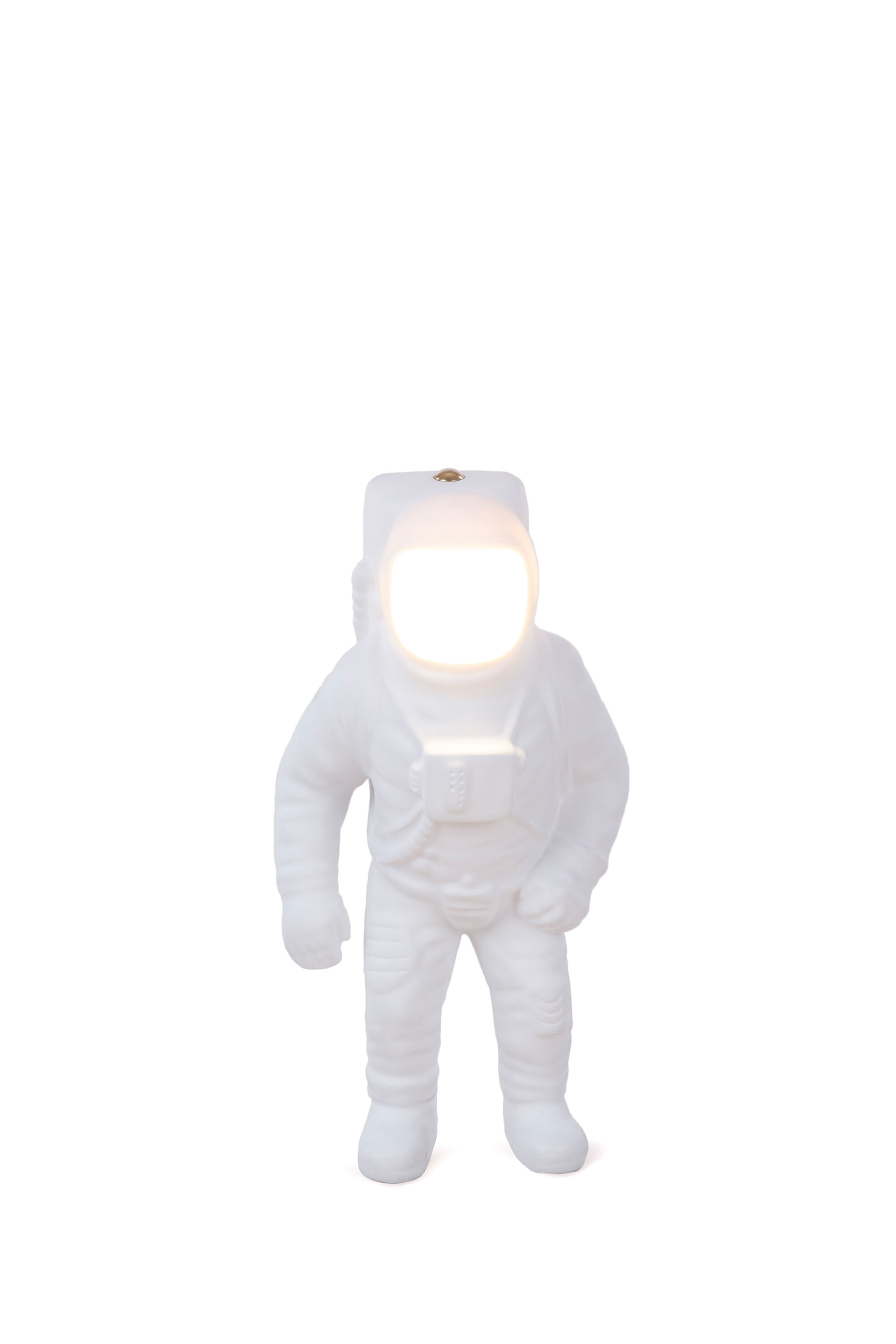 Diesel - 10939COSMIC FLASHING, Unisex's Resin rechargeable led table lamp "Cosmic-flashing starman" in ホワイト - 1