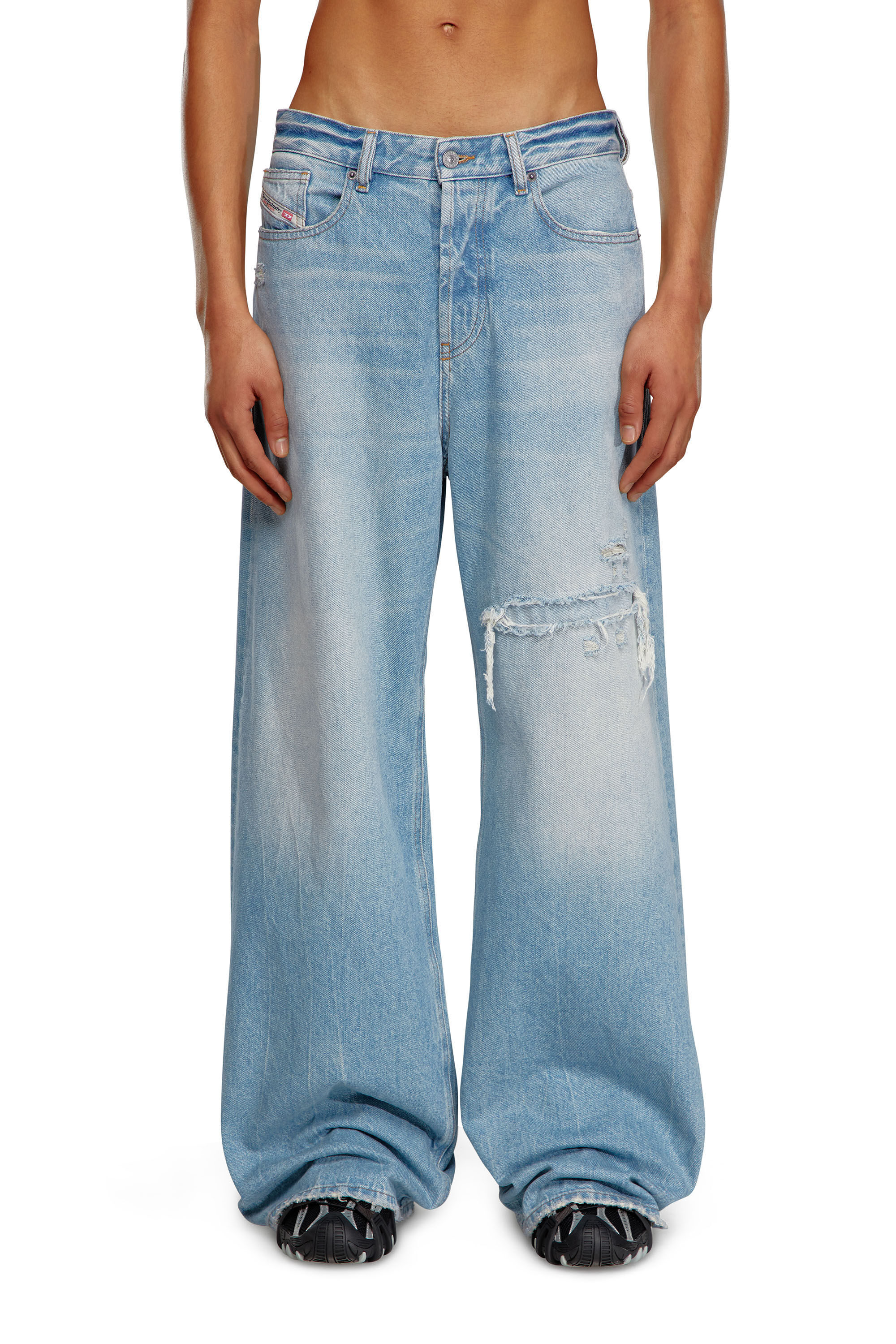 Diesel - Female's Relaxed Jeans 1996 D-Sire 09E25, ライトブルー - 6
