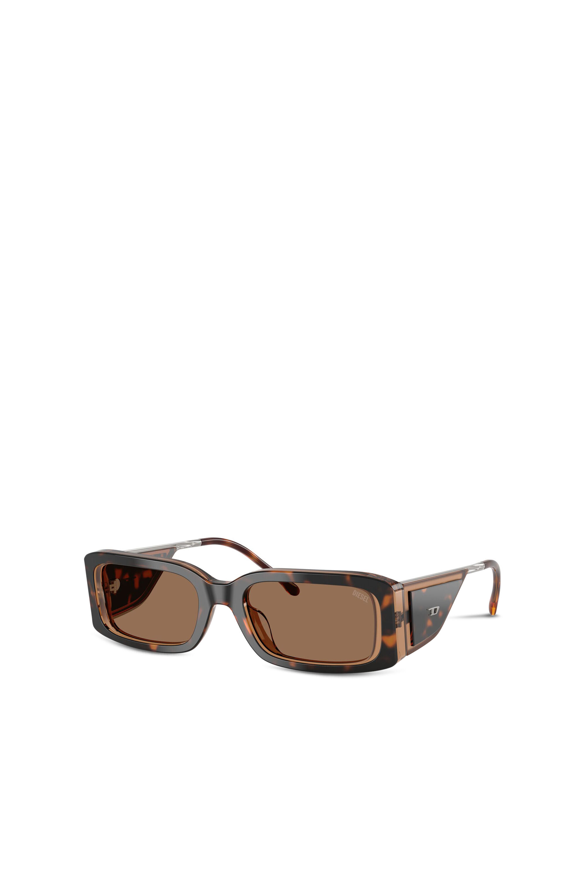 0DL2017U Rectangle sunglasses｜ブラウン｜ウィメンズ｜DIESEL