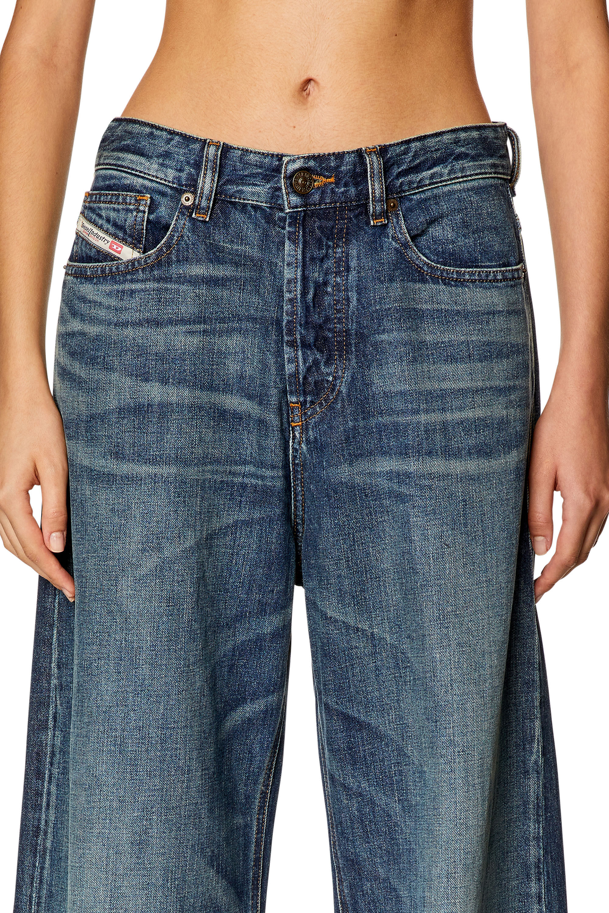 Diesel - Female's Relaxed Jeans 1996 D-Sire 09H59, ダークブルー - 5
