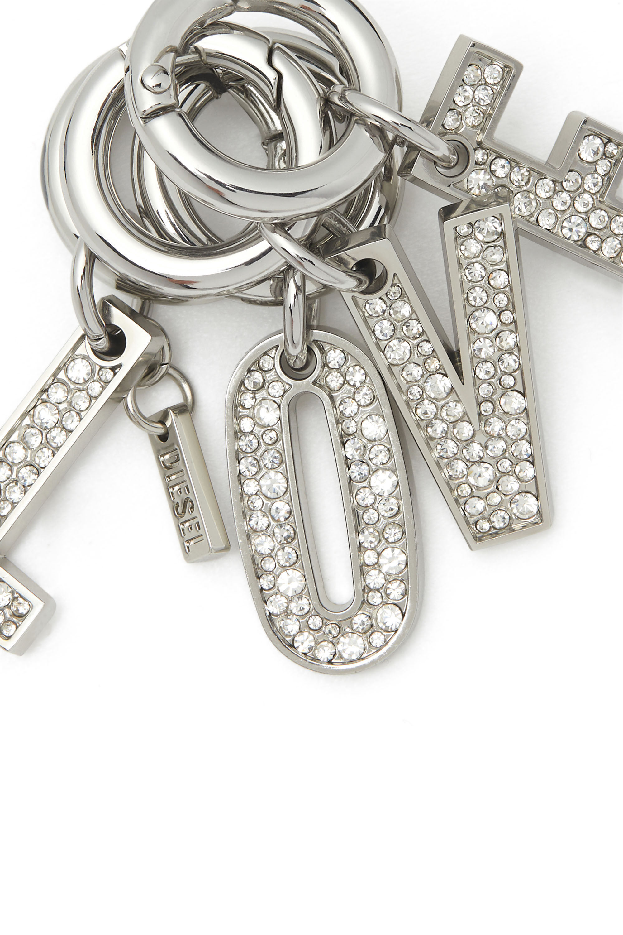 CHARM-LOVE Charms with LOVE lettering｜シルバー｜ウィメンズ｜DIESEL