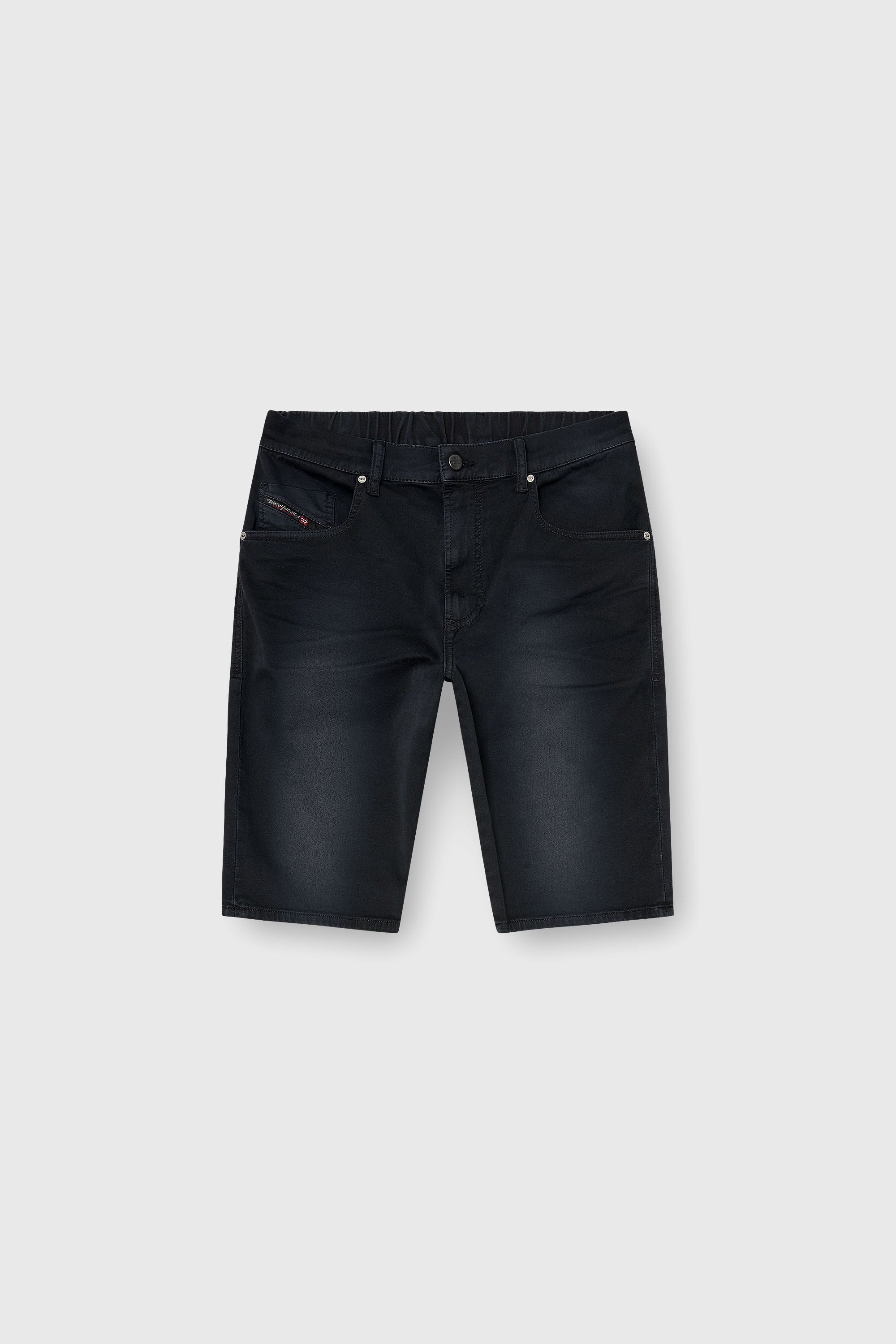 Diesel - 2033 D-KROOLEY-SHORT-BW JOGG, Male's ジョグ ショートパンツ in ブラック - 2
