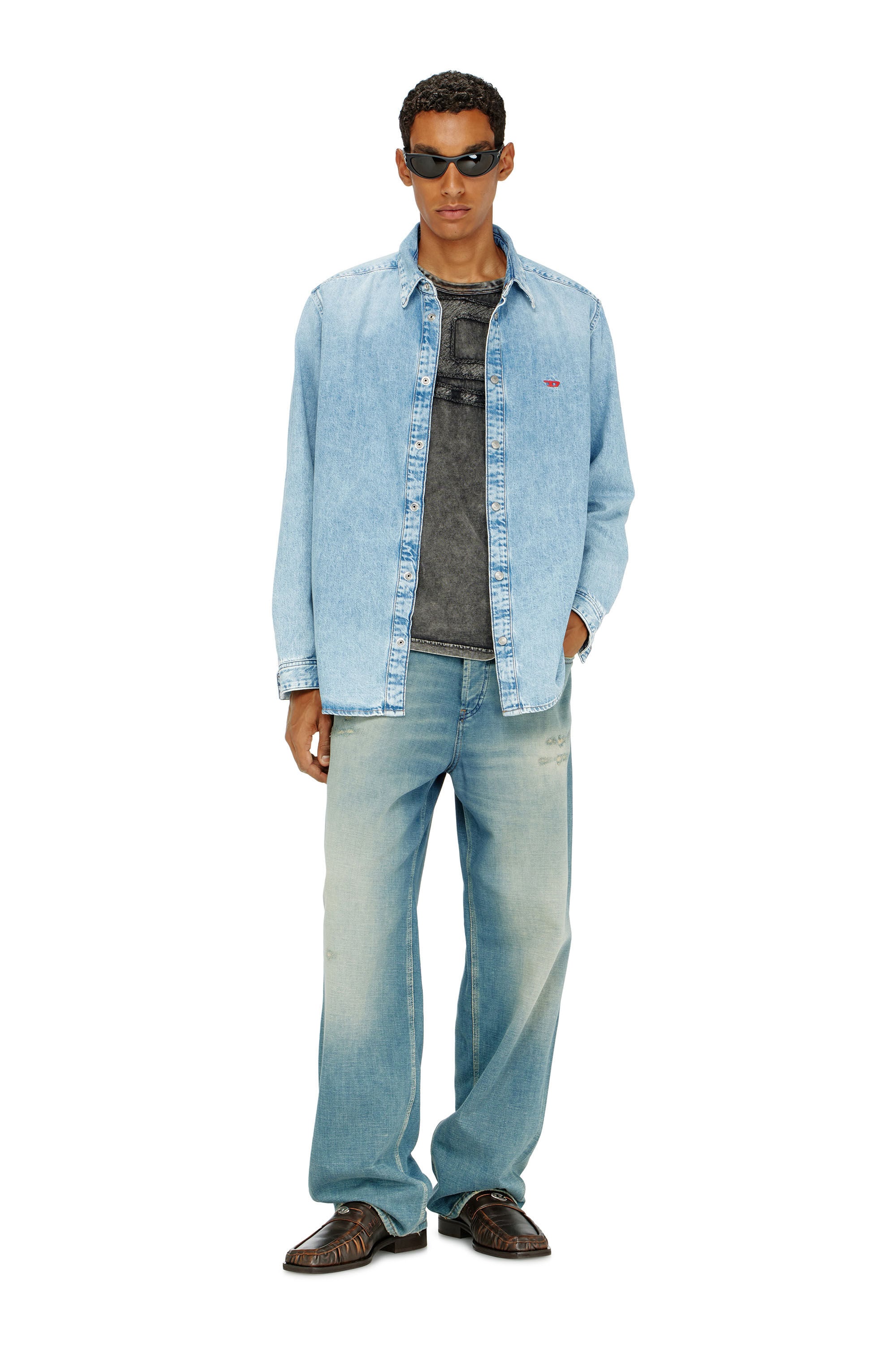 Diesel - T-BOXT-DEN, Male's Tシャツ in ブラック - 1
