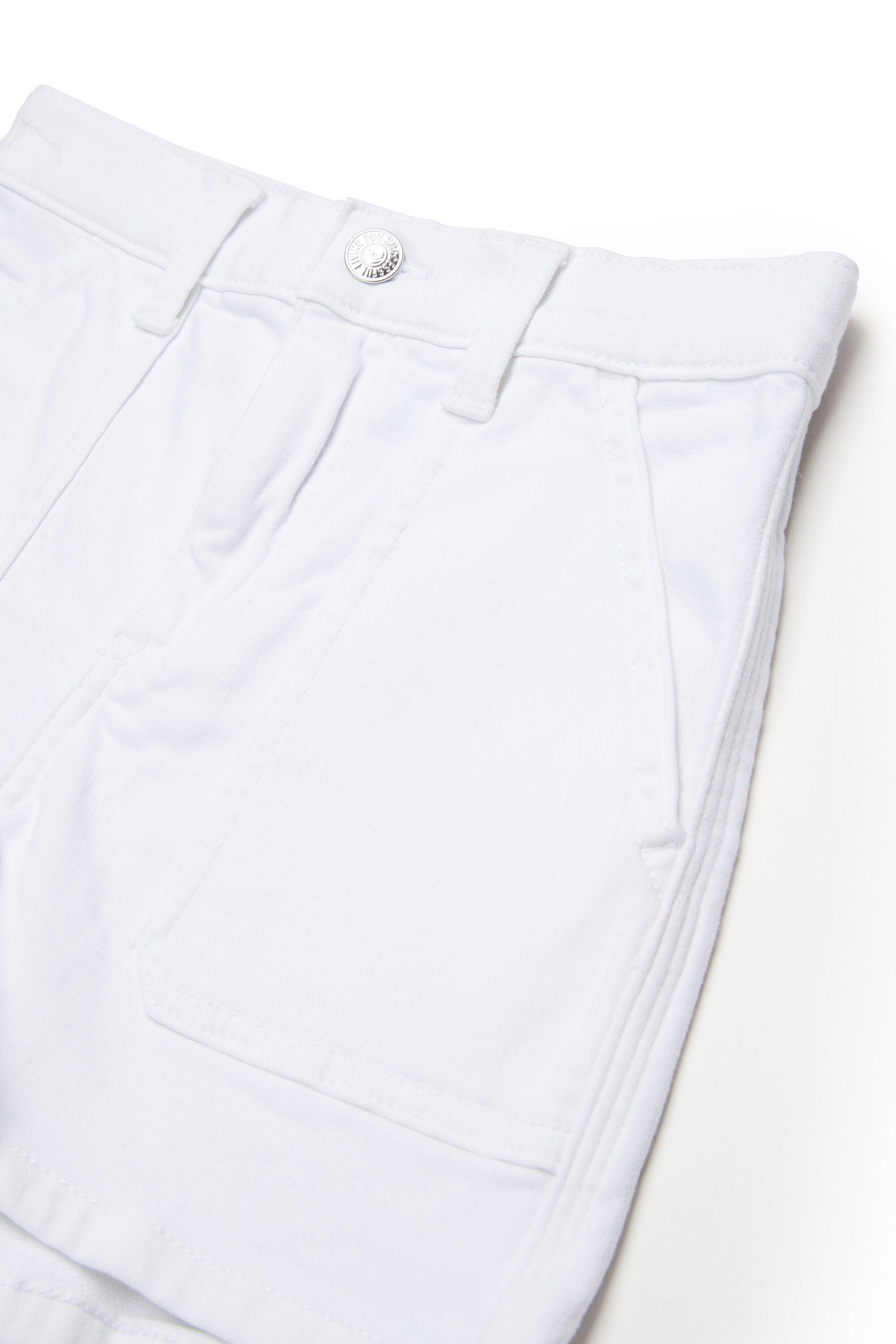 Diesel - PINTYX JJJ, Female's ジョグ ショートパンツ in ホワイト - 3