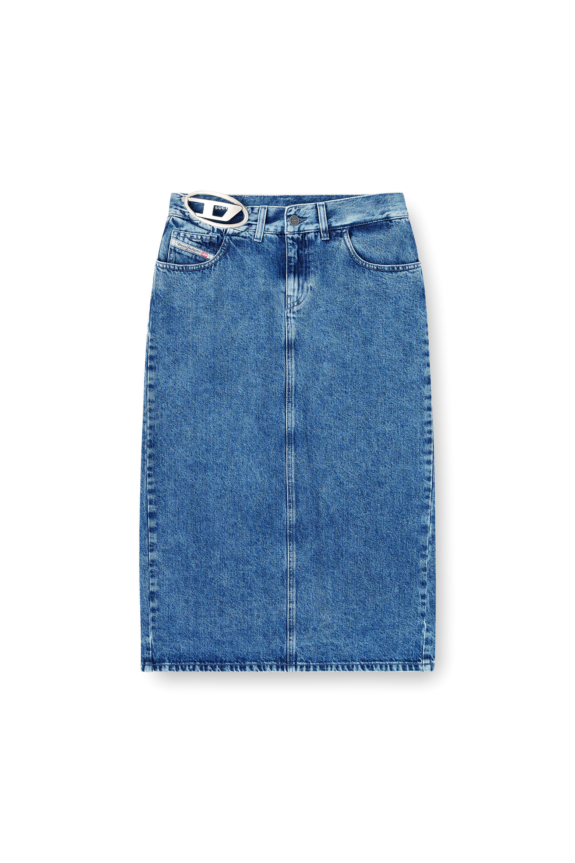 DE-SKYE-S1 デニムスカート｜ブルー｜ウィメンズ｜DIESEL