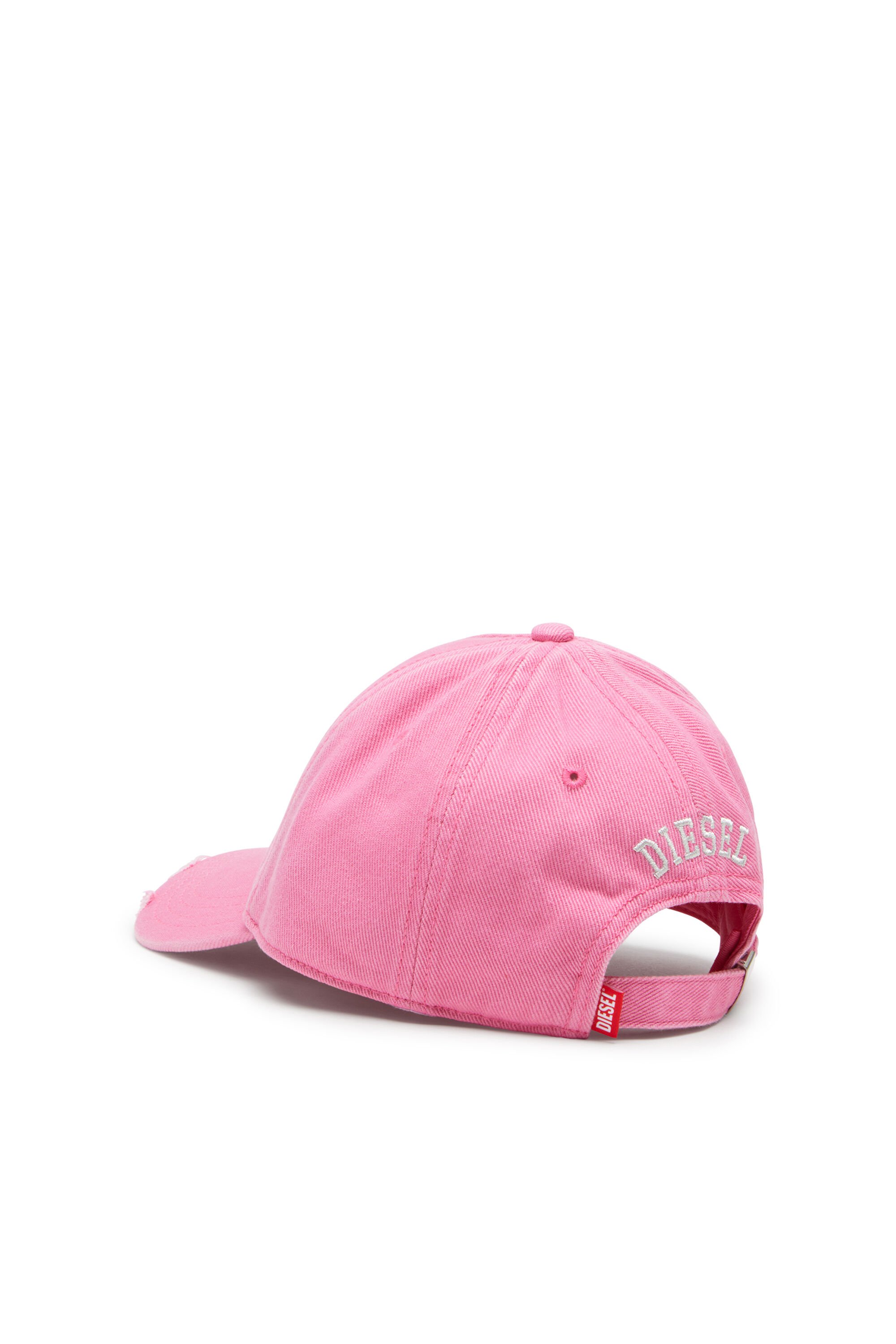 Diesel - C-SPON-D, Male's ベースボールキャップ in ピンク / ホワイト - 2