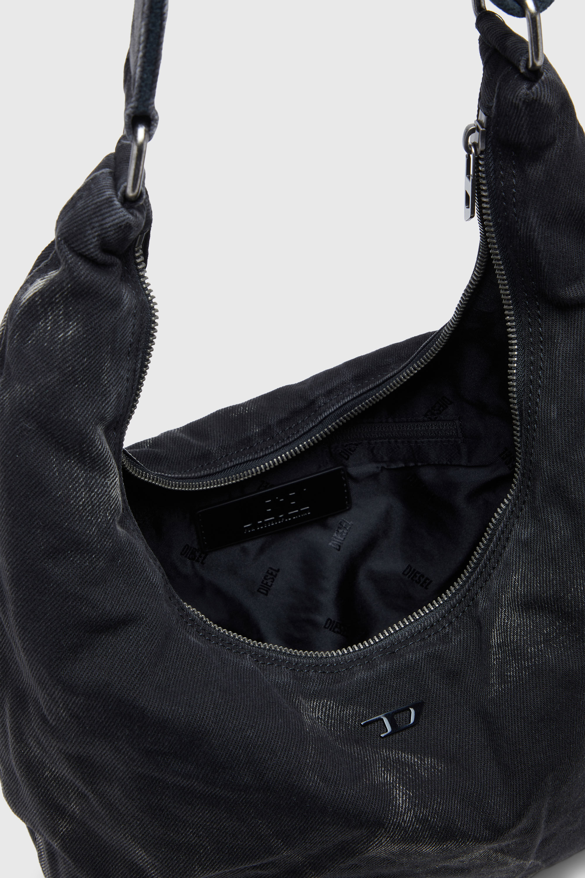 Diesel - RAVE HOBO X, Unisex's ホーボーバッグ in ブラック - 5