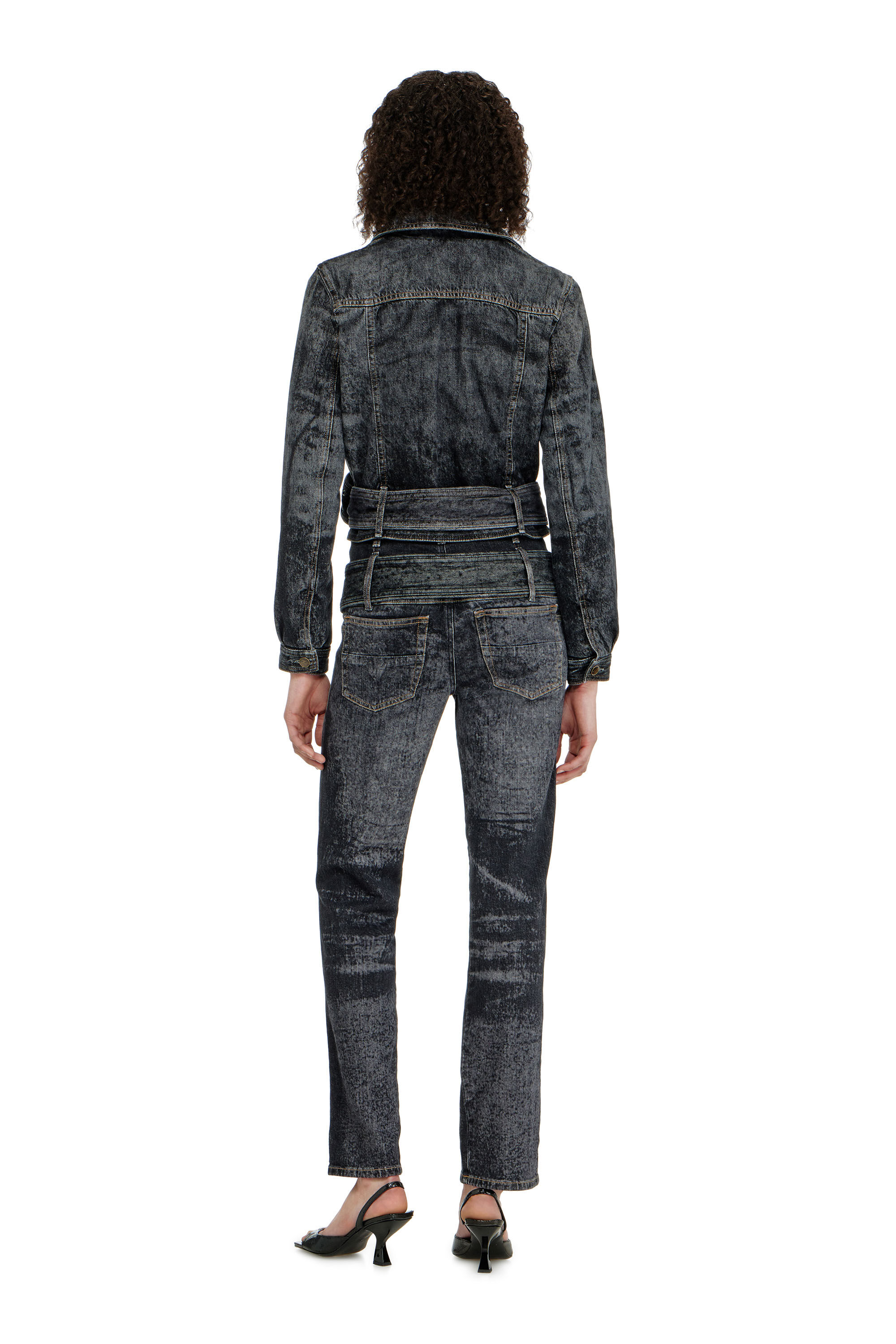 Diesel - Female's Slim Jeans D-Gorina 09Q30, ブラック/ダークグレー - 3