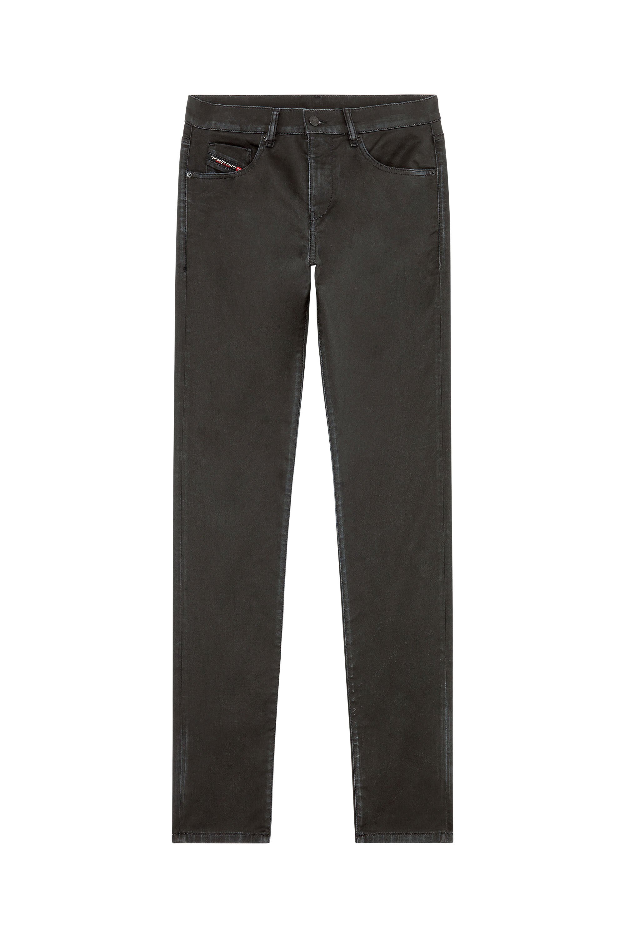Diesel - Male's Slim 2060 D-Strukt Joggjeans® E912H, ブラック/ダークグレー - 2