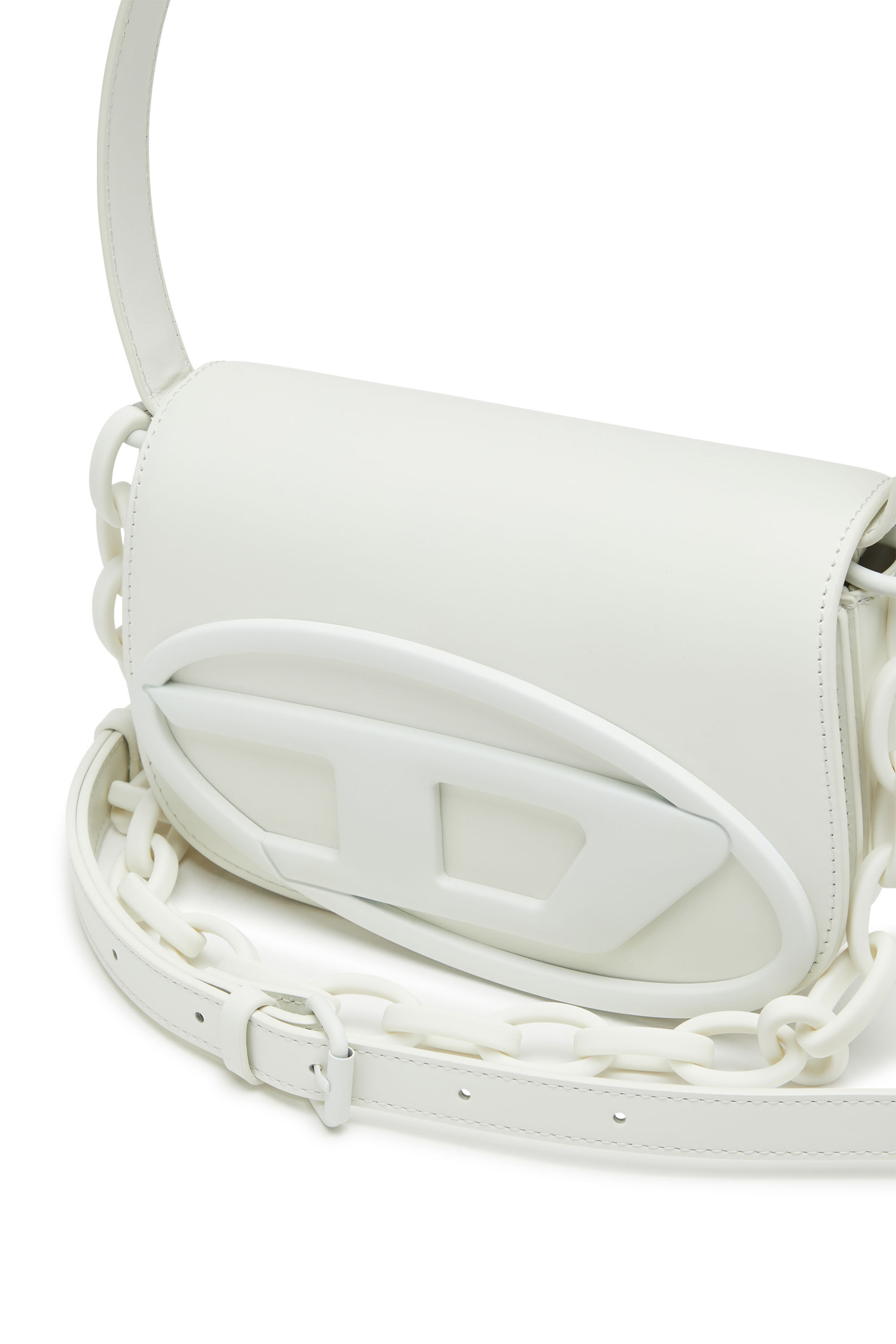 1DR 1DR-Iconic shoulder bag in matte leather｜ホワイト