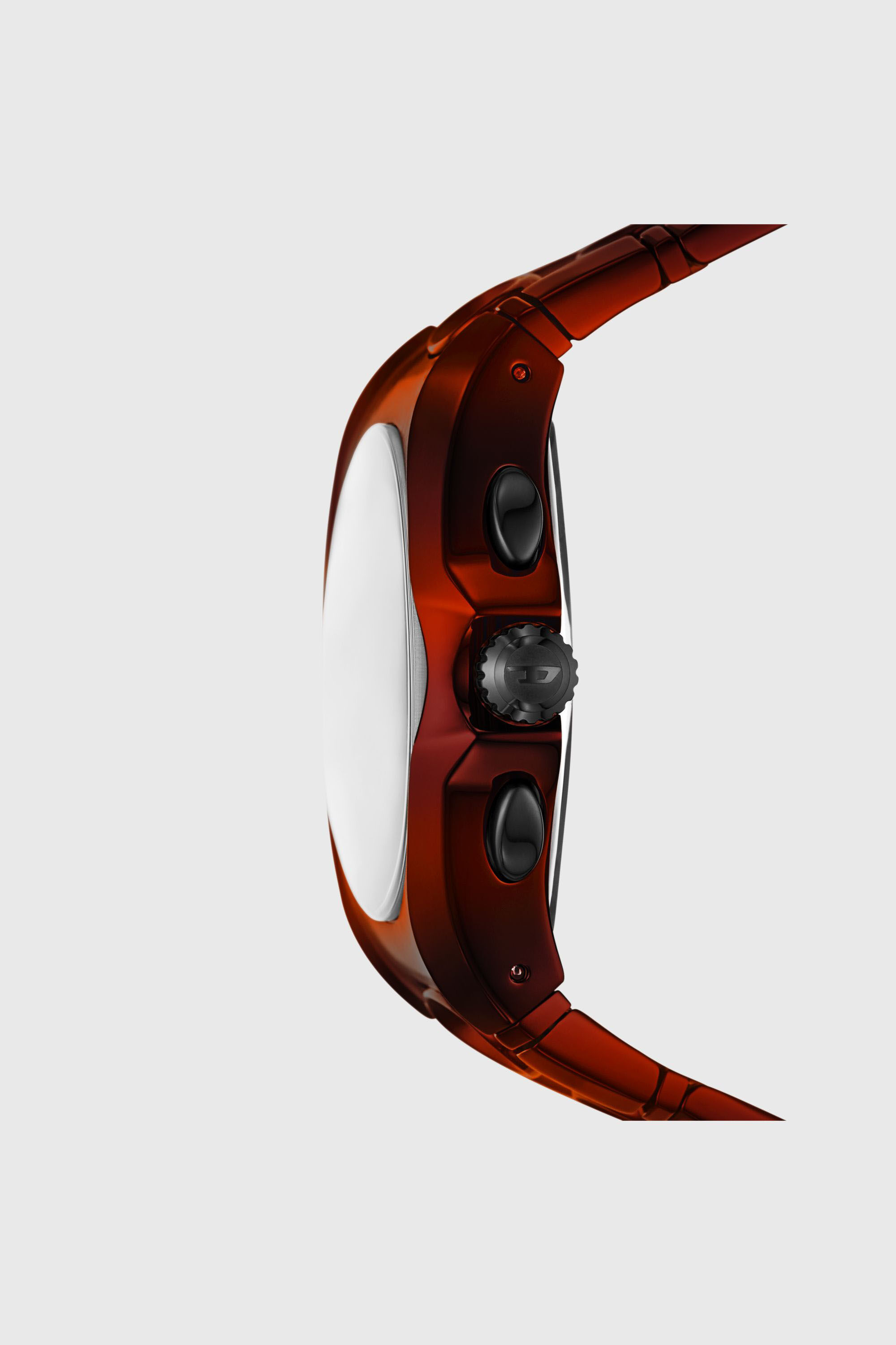 DZ4693 WATCH D-Curve red stainless steel watch｜レッド｜メンズ｜DIESEL