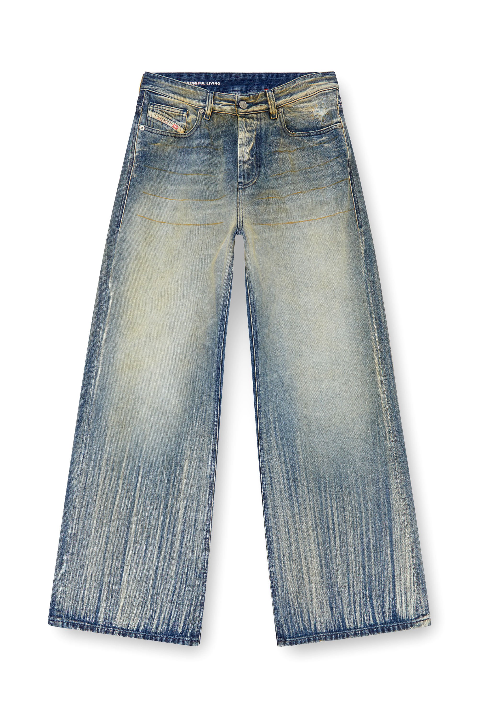 Diesel - Female's Relaxed Jeans 1996 D-Sire 09I97, ミディアムブルー - 2