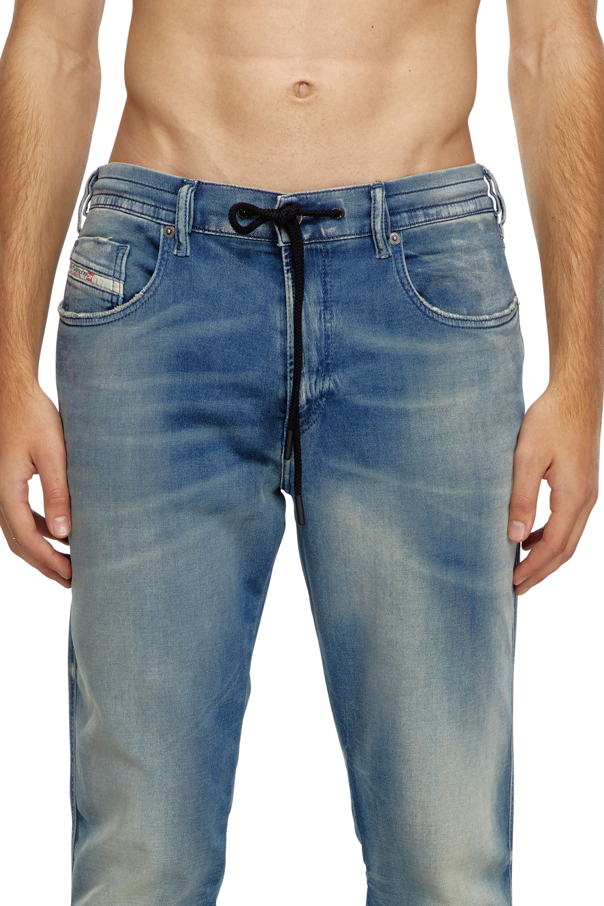 Diesel - Male's Slim 2060 D-Strukt Joggjeans® 068MG, ミディアムブルー - 4