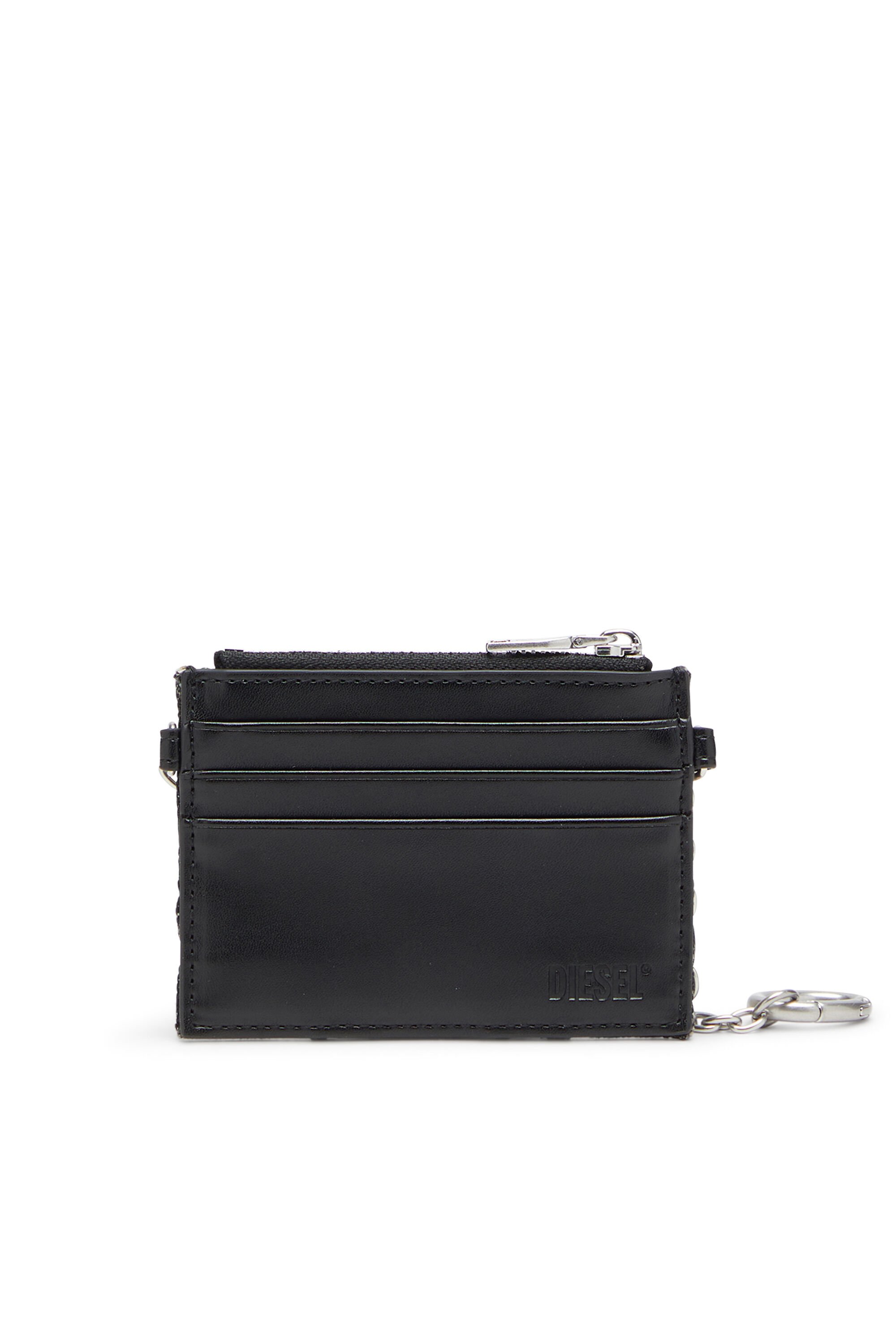 Diesel - CARD HOLDER WITH CHAIN, Female's カードホルダー in ダークグレー - 2