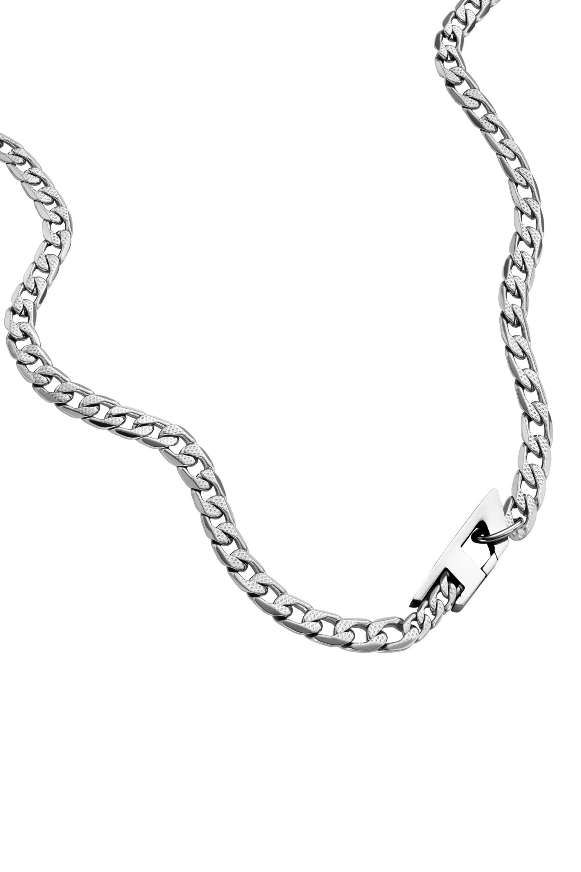 Diesel - DX1497, Unisex's Stainless steel chain necklace in シルバー - 1