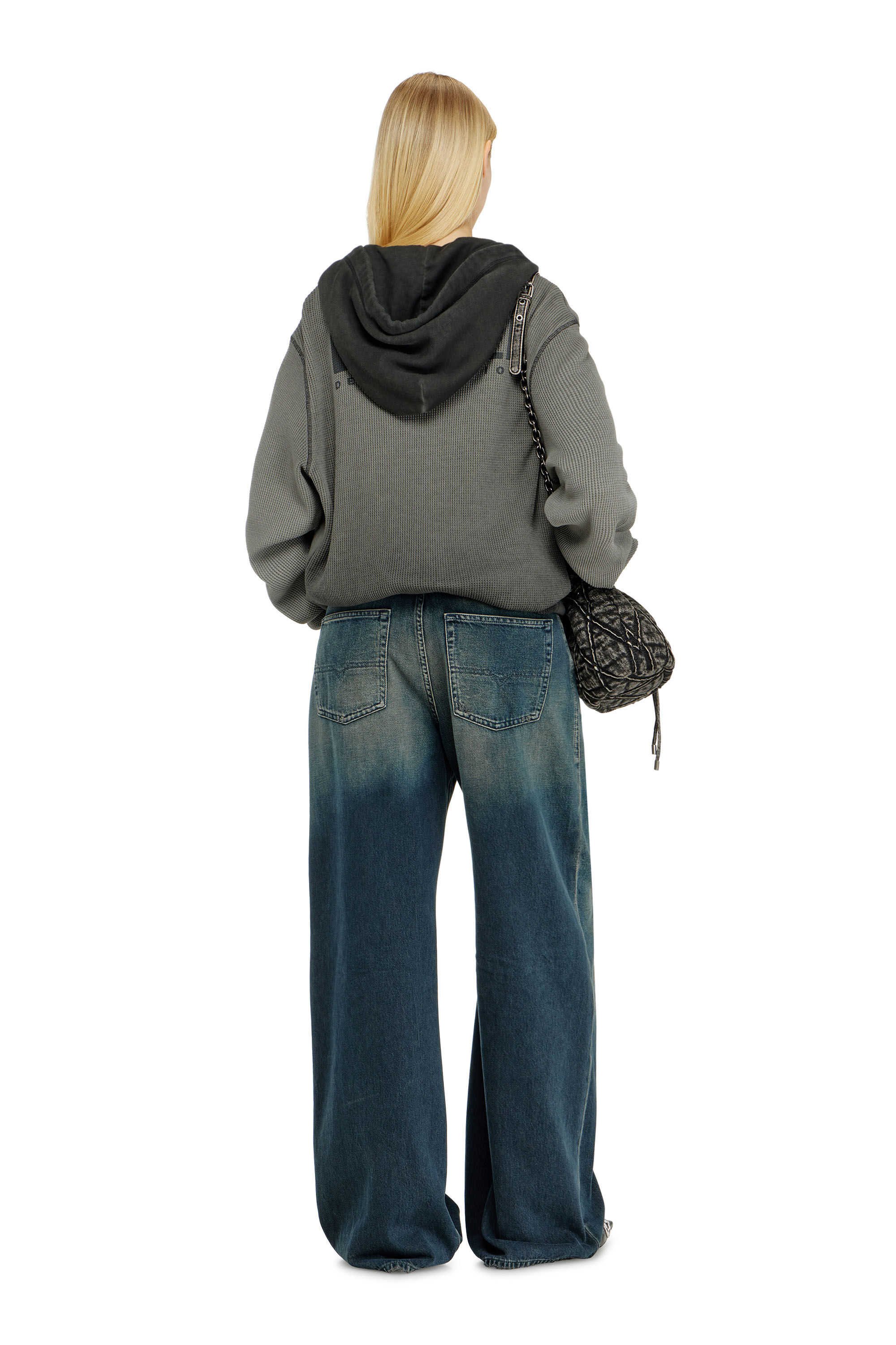 Diesel - Female's Relaxed Jeans 1996 D-Sire 09N67, ダークブルー - 3
