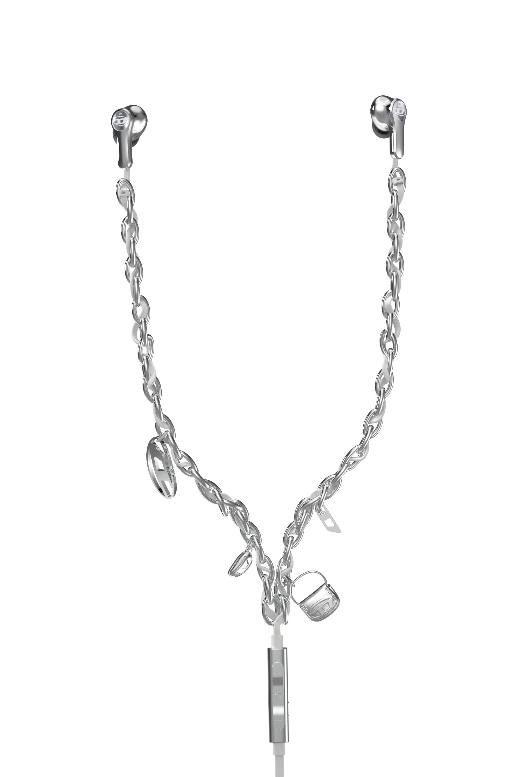 Diesel - 60458  WIRED EARBUDS WIRED EARBUDS, Unisex's UNIVERSAL in シルバー - 2