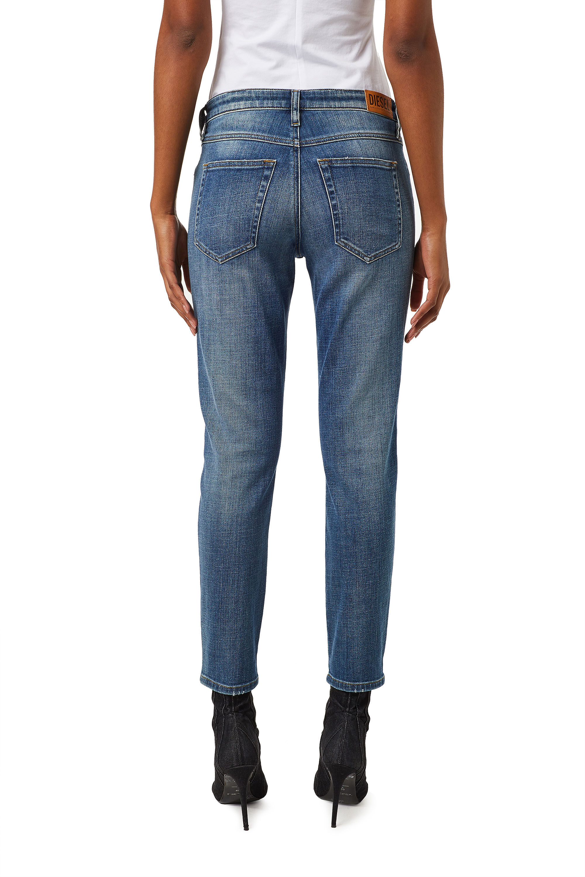Diesel - 2015 BABHILA 0098Z Skinny Jeans, ミディアムブルー - Image 5