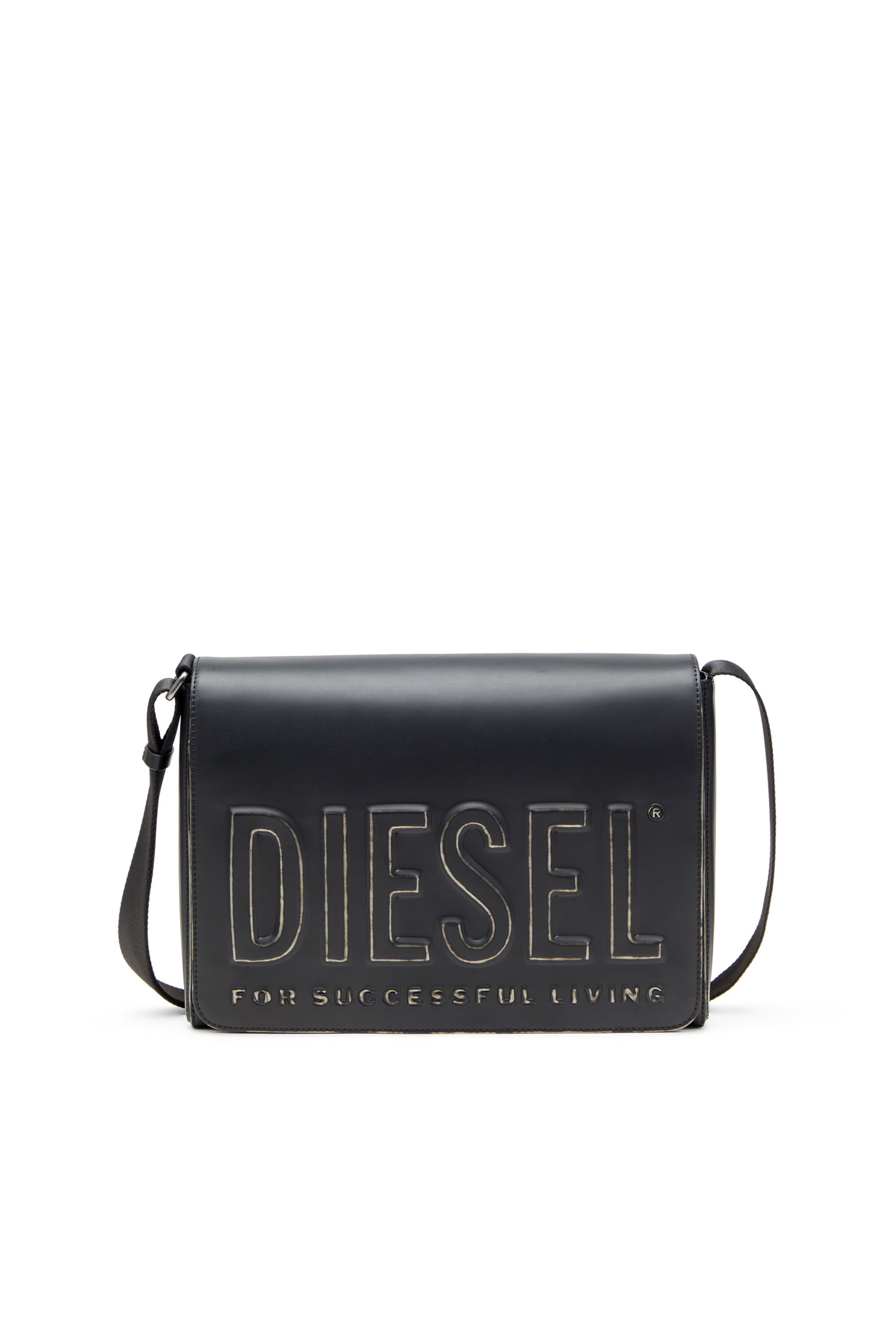 Diesel - DSL 3D MESSENGER S X, Male's Dsl 3D-Messenger bag in brushed PU in ブラック - 2