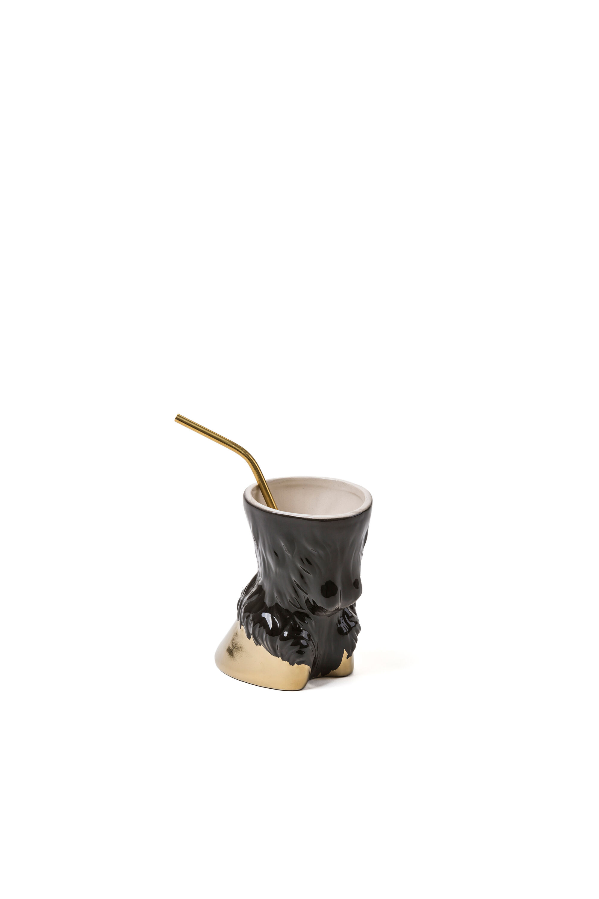 Diesel - 11082 Party Animal, Unisex's Bull Vase/Glass in ゴールド/ブラック - 4