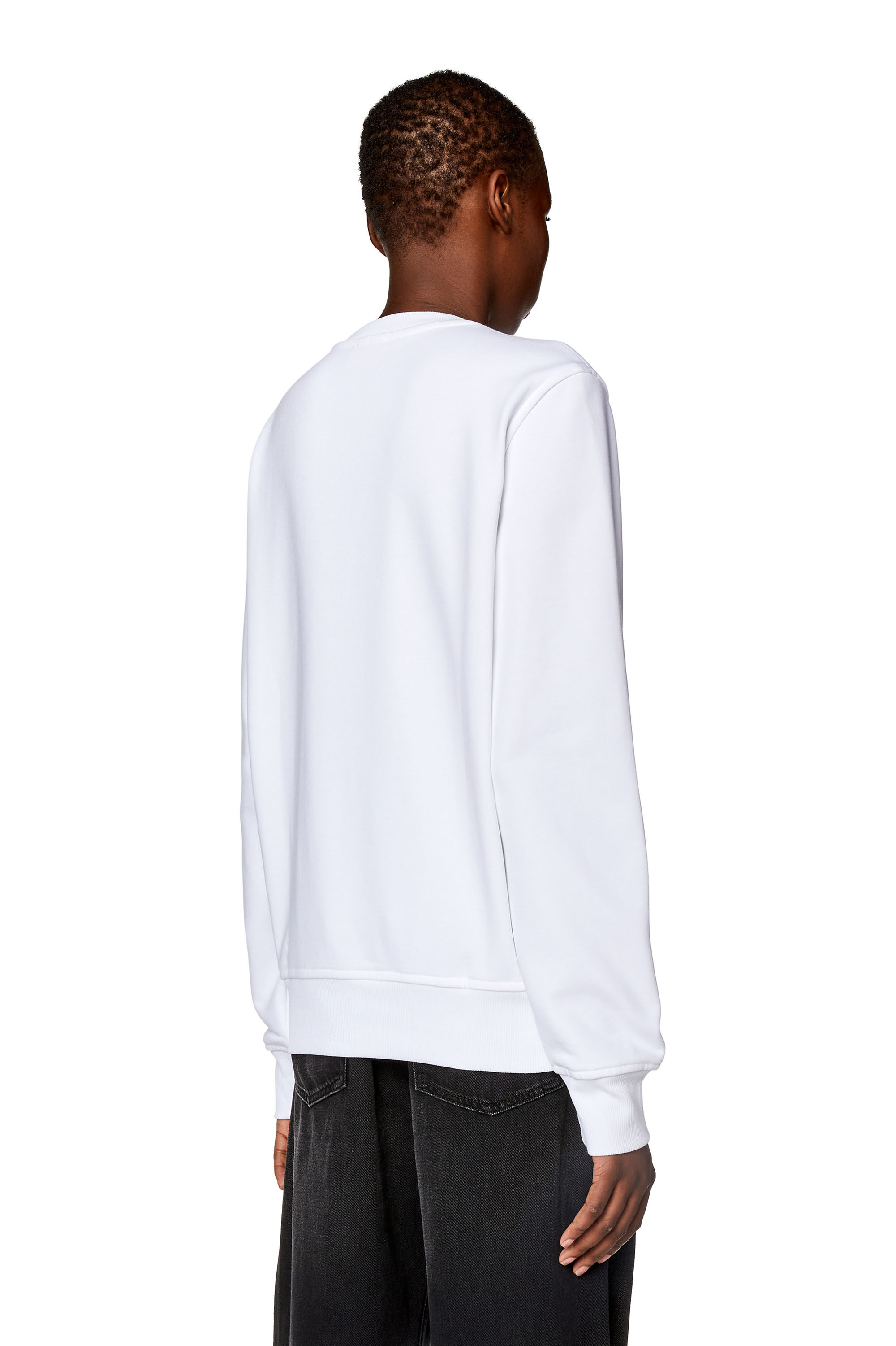 Diesel - S-GINN-D, Female's Sweatshirt with D logo in ホワイト - 5