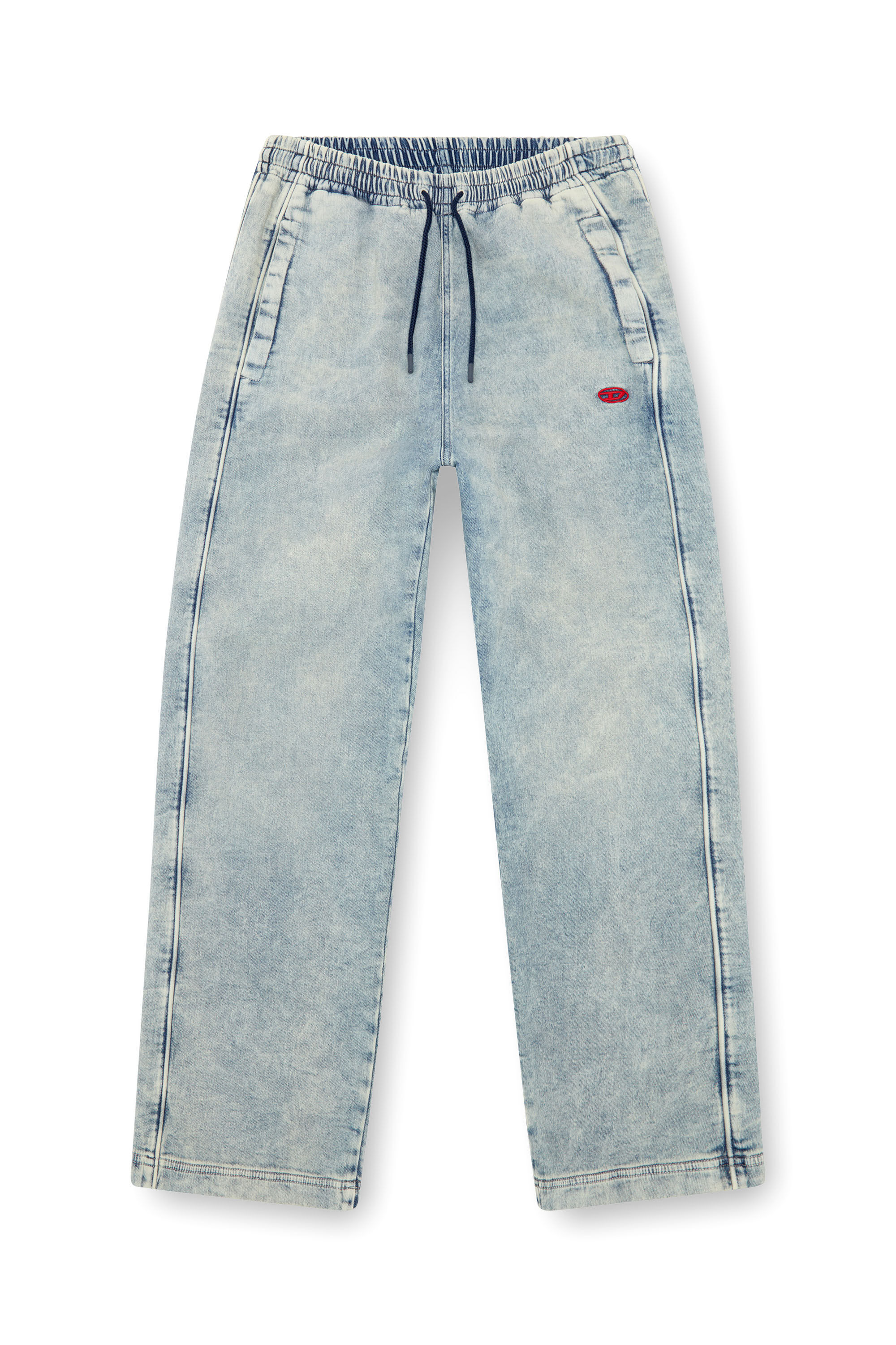 Diesel - Male's Relaxed D-Martyans Track Denim 068LU, ライトブルー - 2