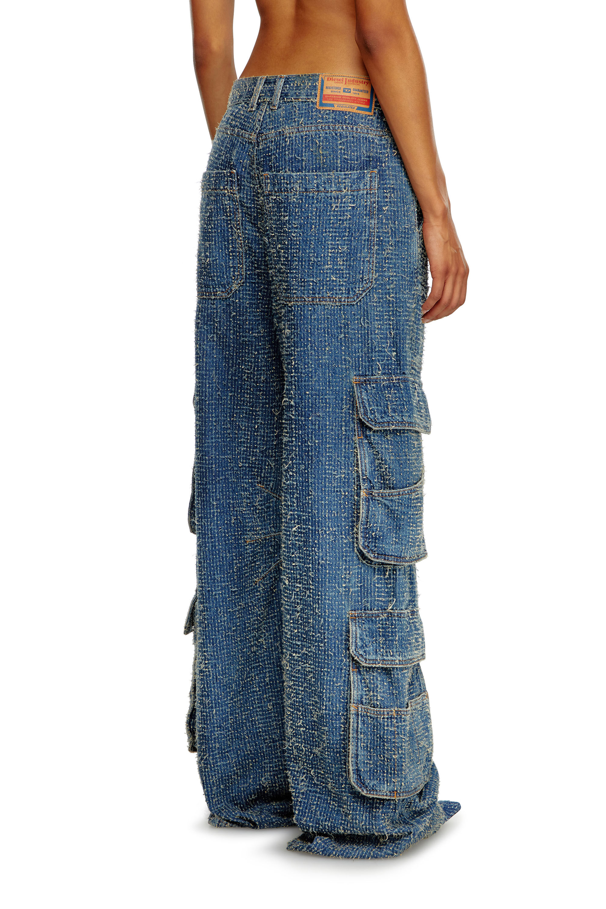 Diesel - Female's Relaxed Jeans 1996 D-Sire 0PGAH, ミディアムブルー - 4