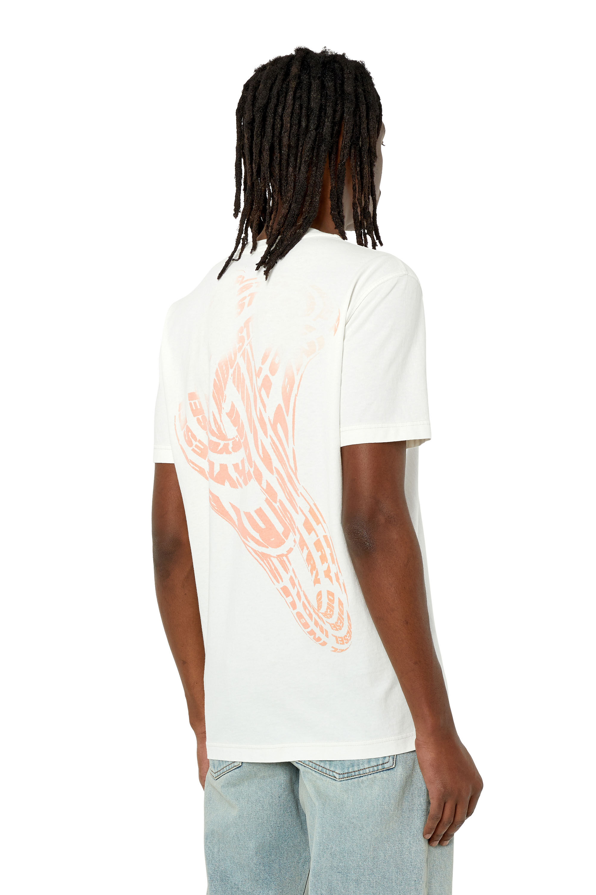 Diesel - T-DIEGOR-G3, Male's Tシャツ サーモクロミックプリント in ホワイト - 5