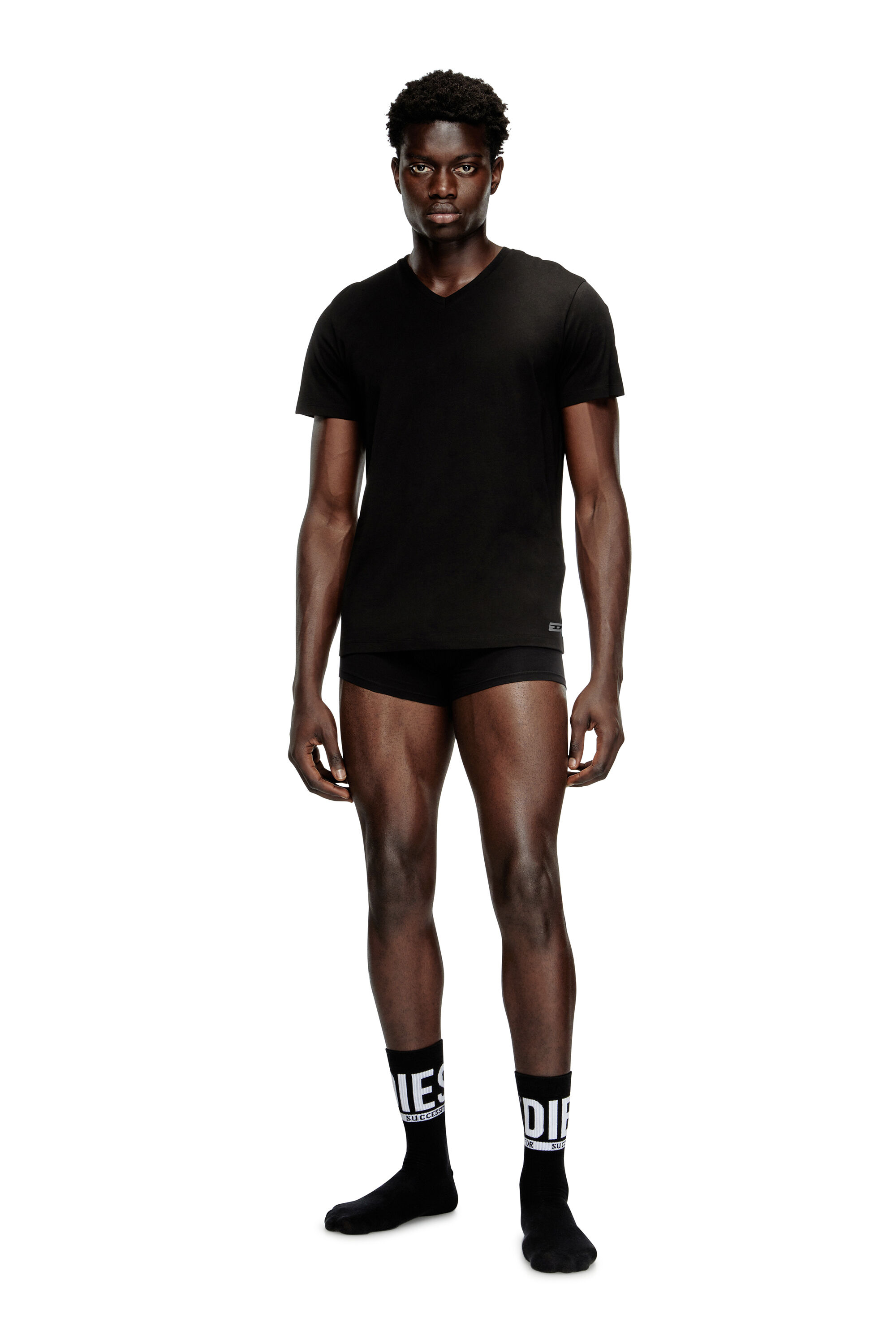 Diesel - MICHAEL-D-BOX-3PACK, Male's Tシャツ3枚パック in ブラック - 1